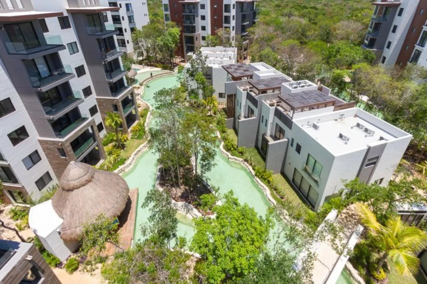 Bird's eye view in Ciudad Mayakoba Homes by Vimex