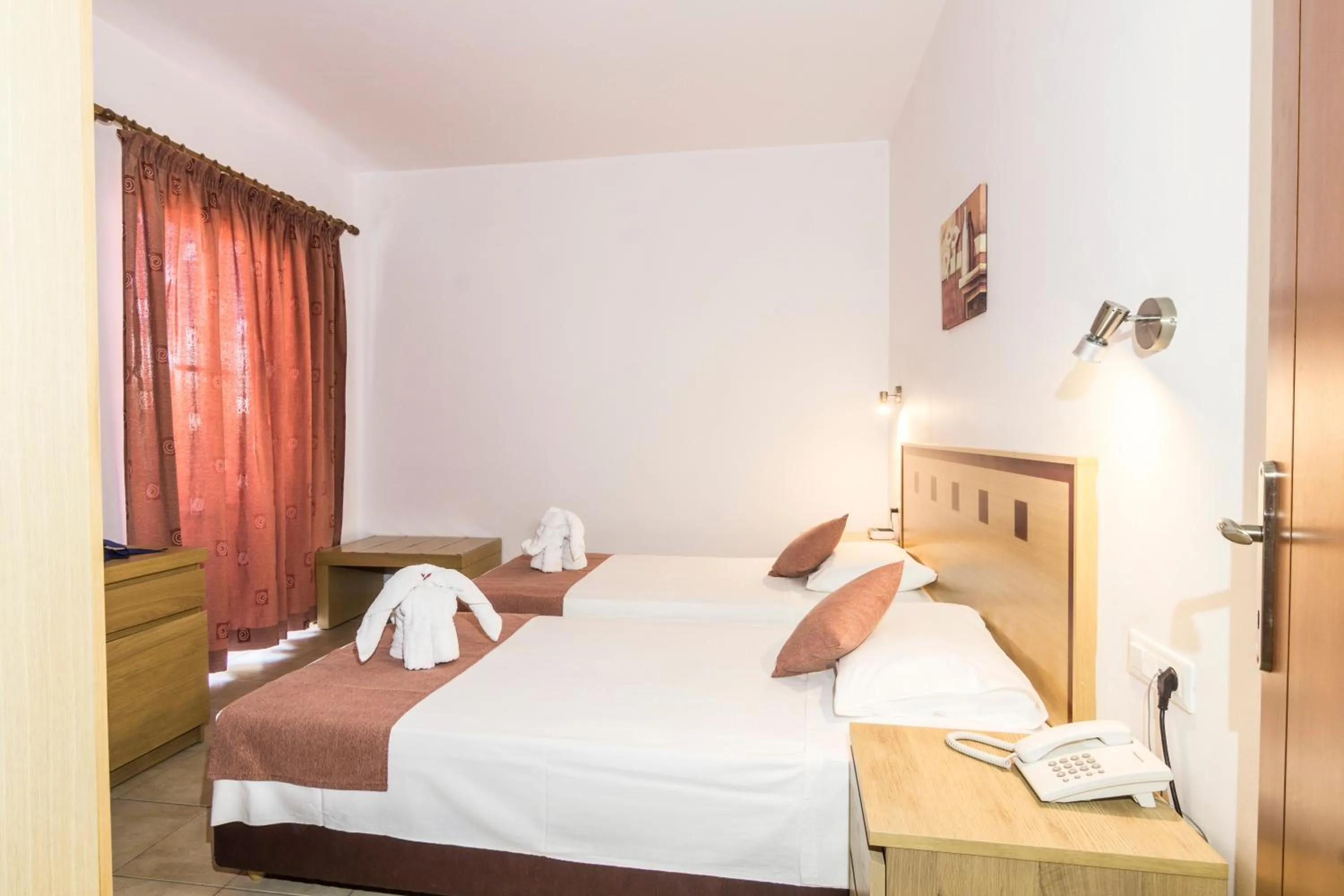 Bed in Lindos Blue Sky