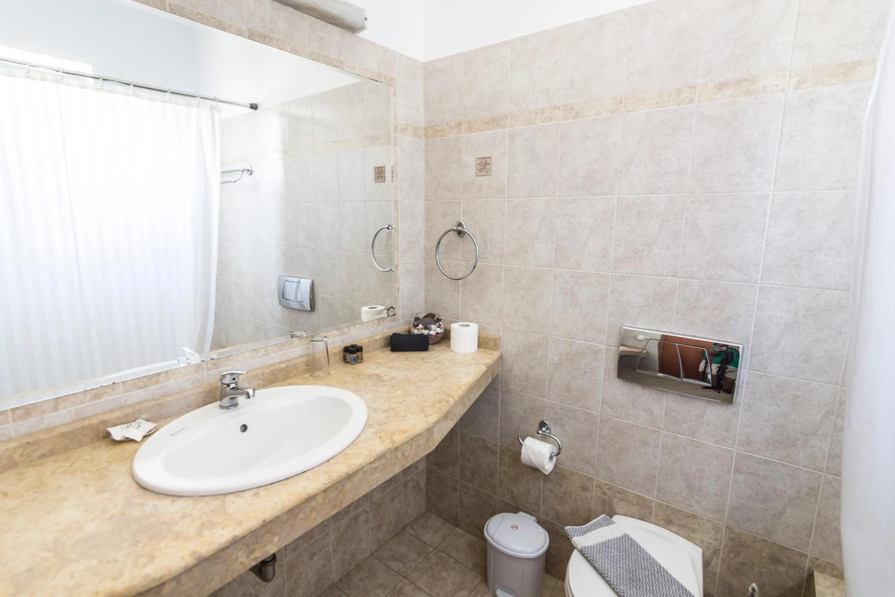 Bathroom in Lindos Blue Sky