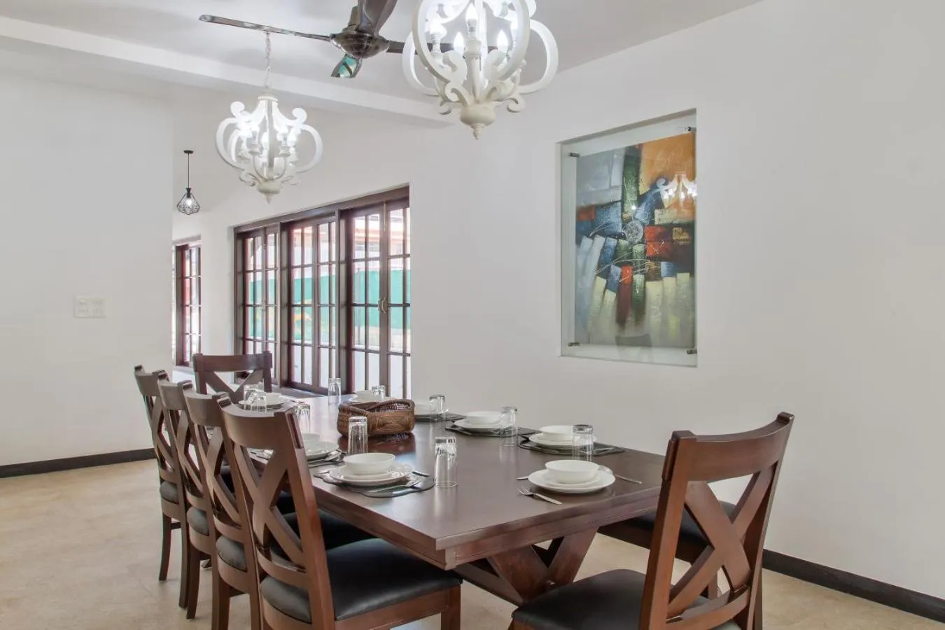 Dining area in Villa Calangute Phase 12