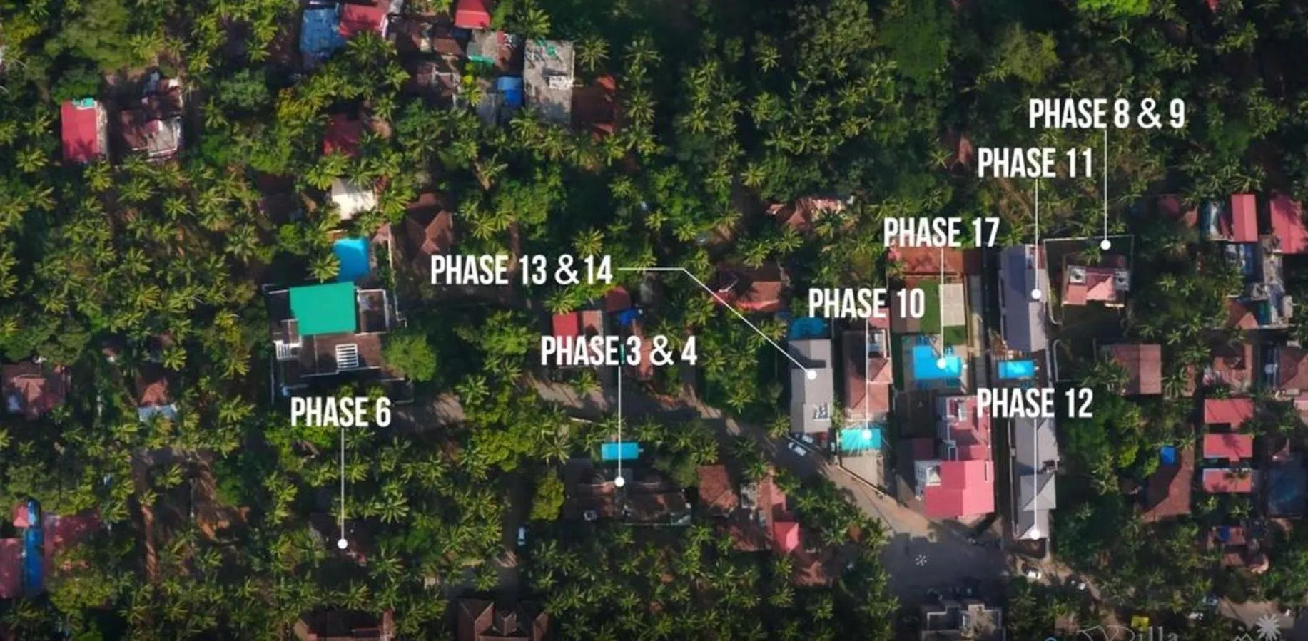 Location in Villa Calangute Phase 12