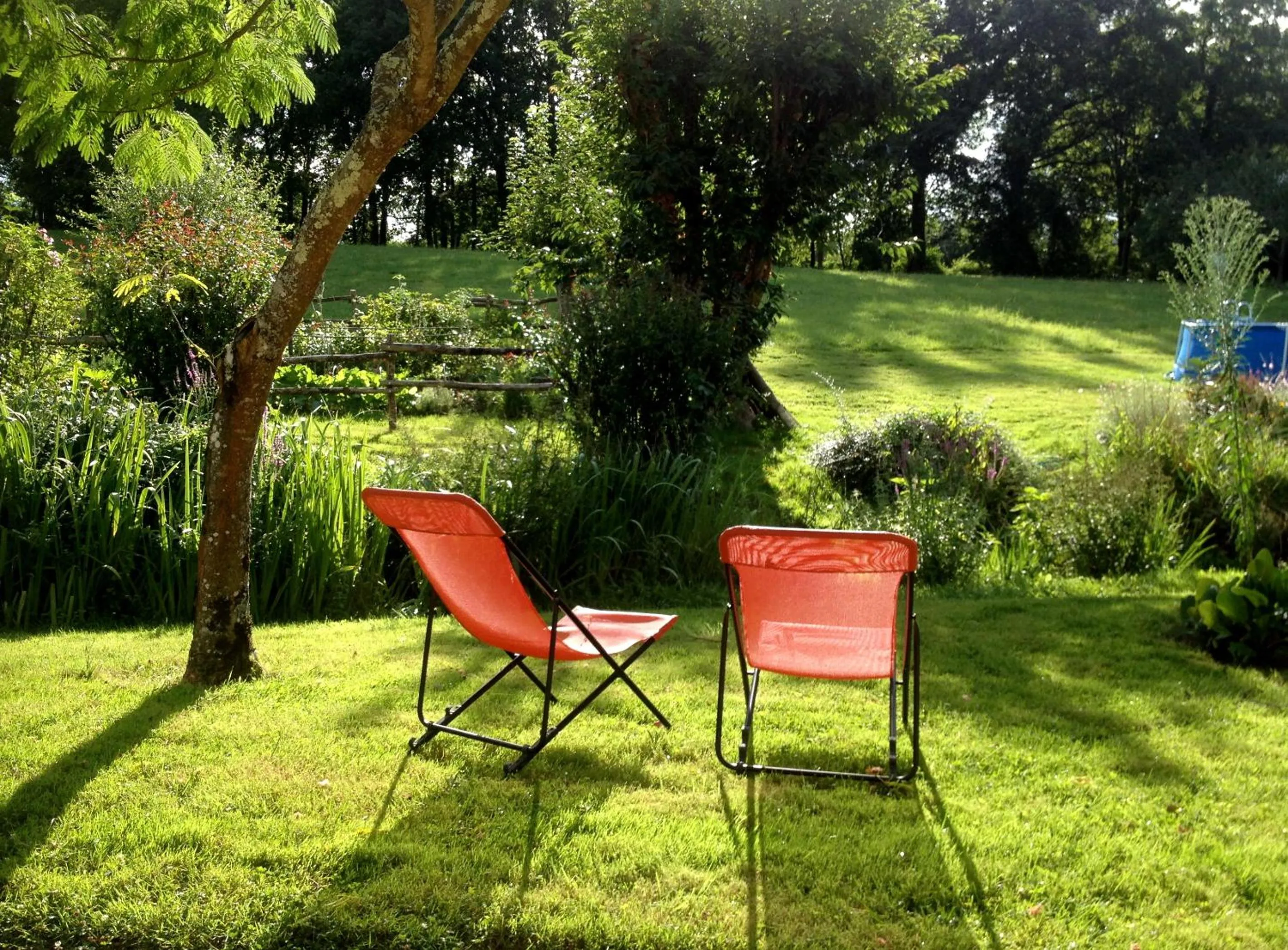 Garden view in Domaine de Joreau