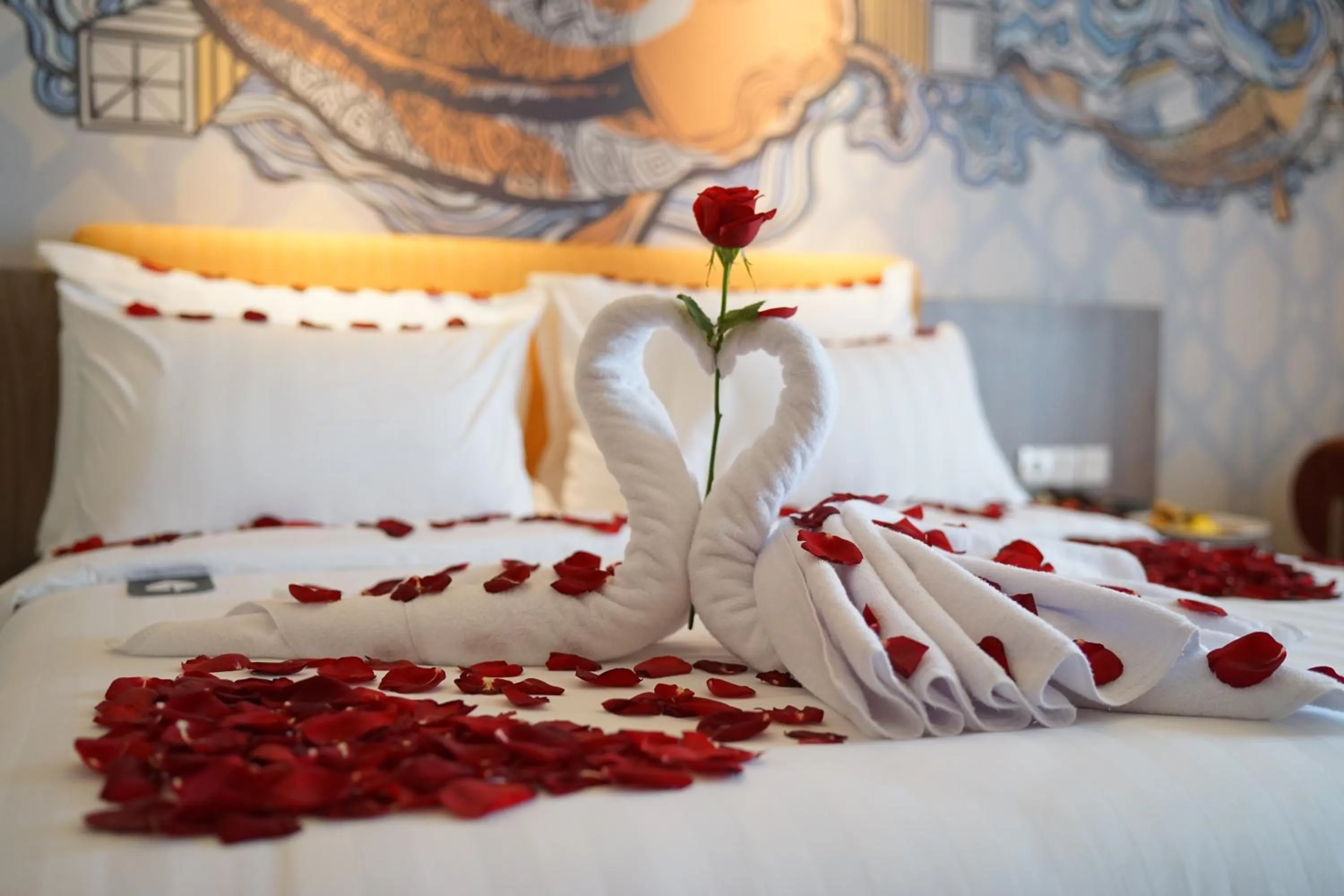 Bed in Luminor Hotel Jakarta Kota By WH