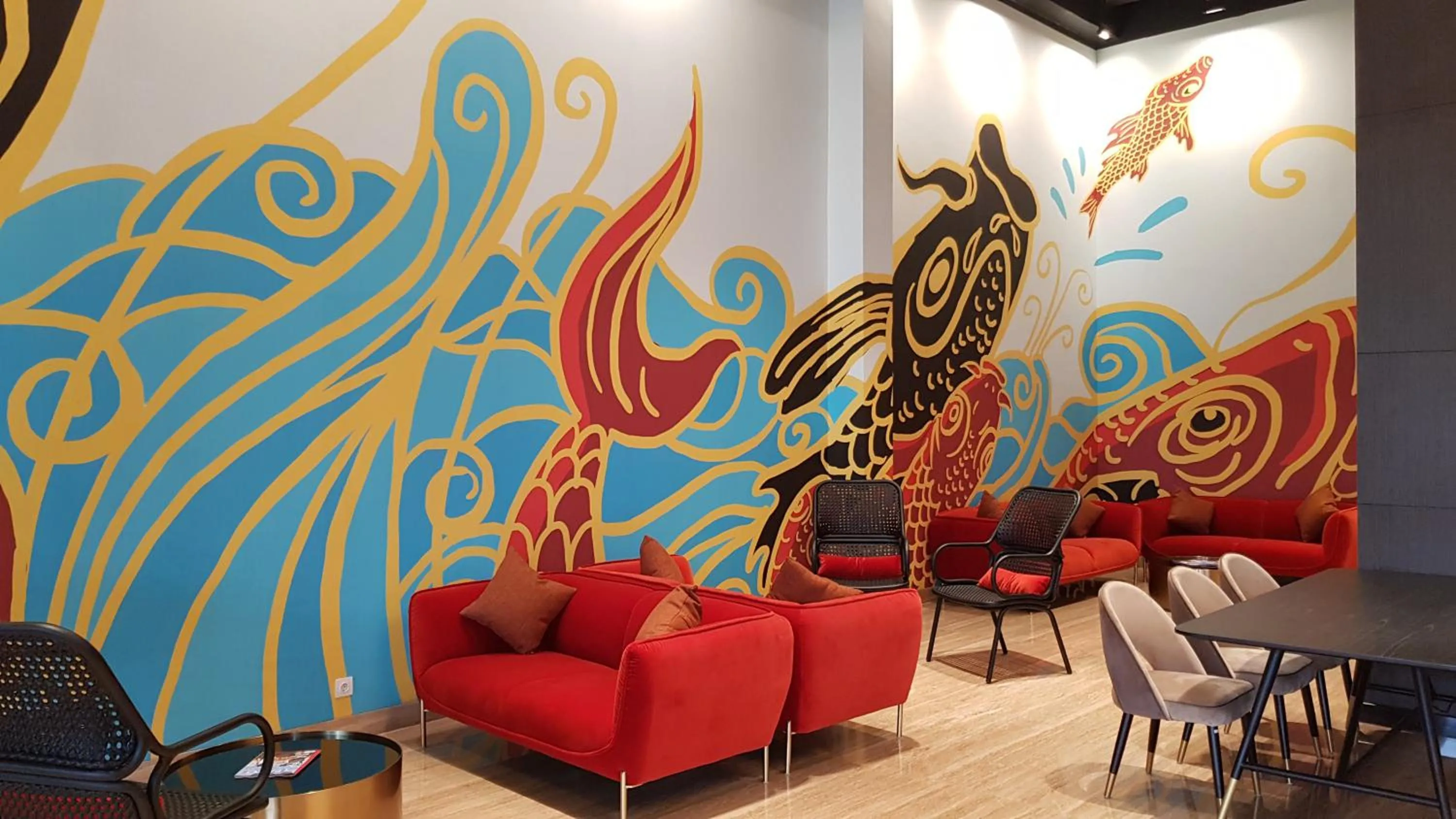 Lobby or reception in Luminor Hotel Jakarta Kota By WH