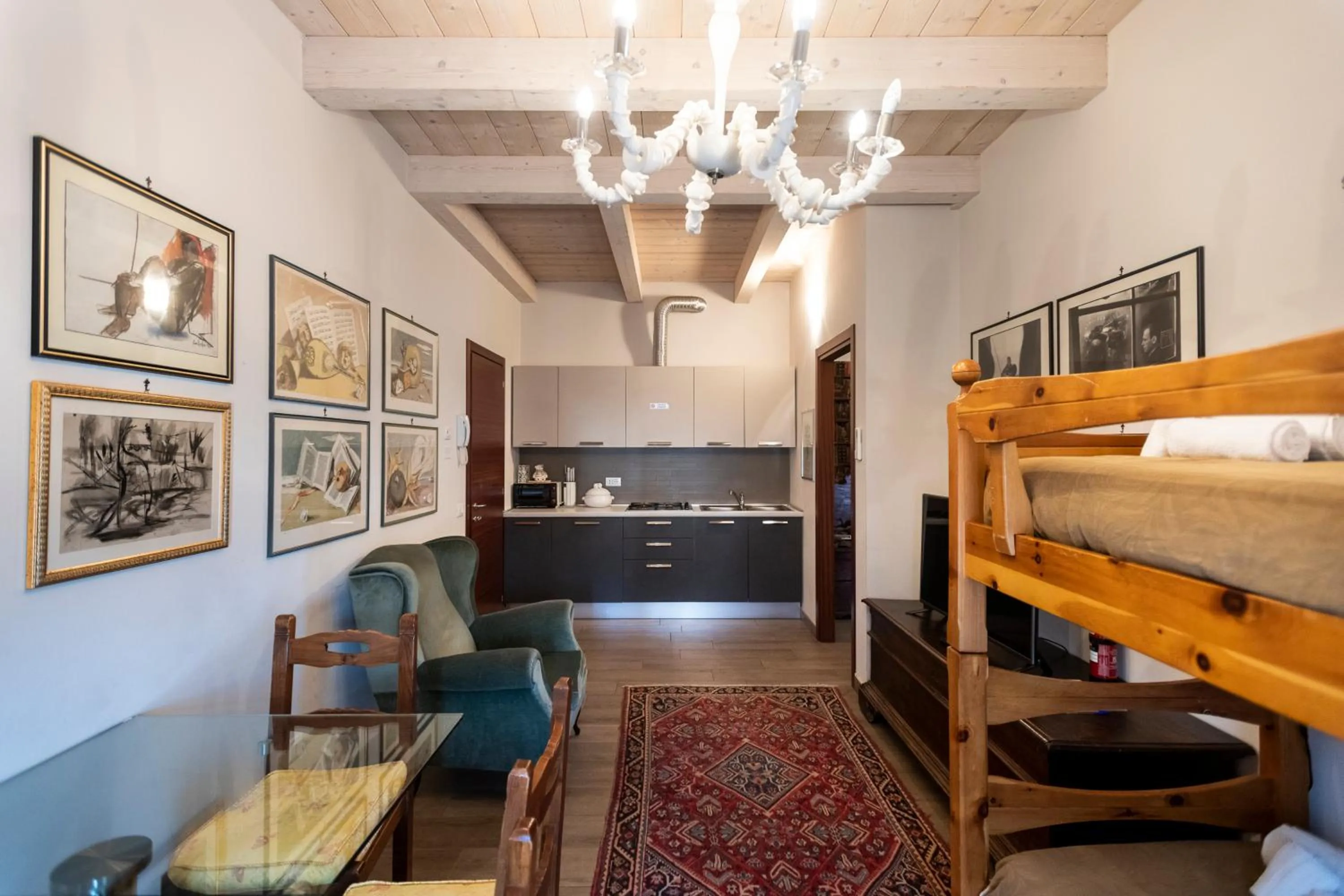 Bed in Al Battistero Luxury Suite