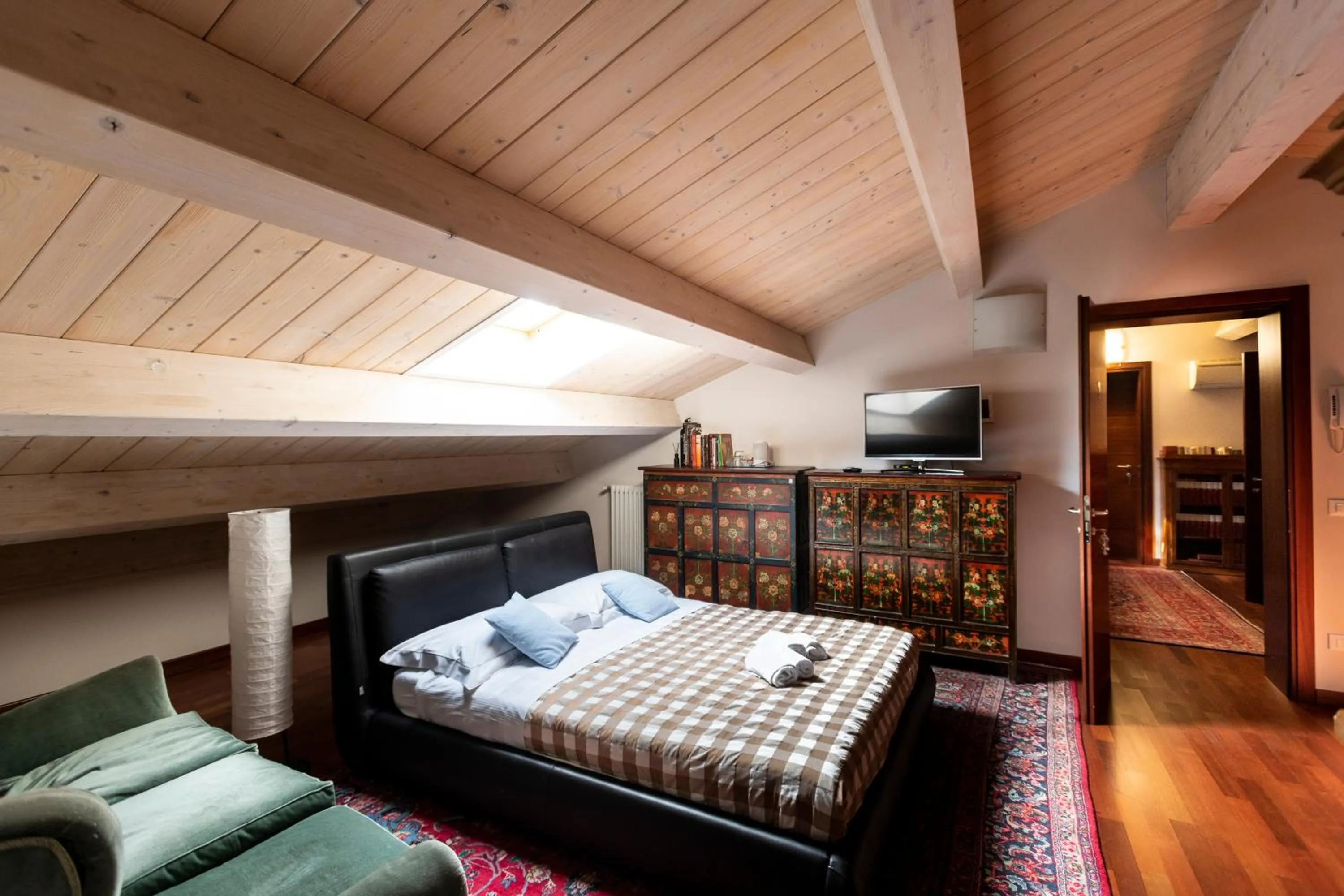 Bed in Al Battistero Luxury Suite