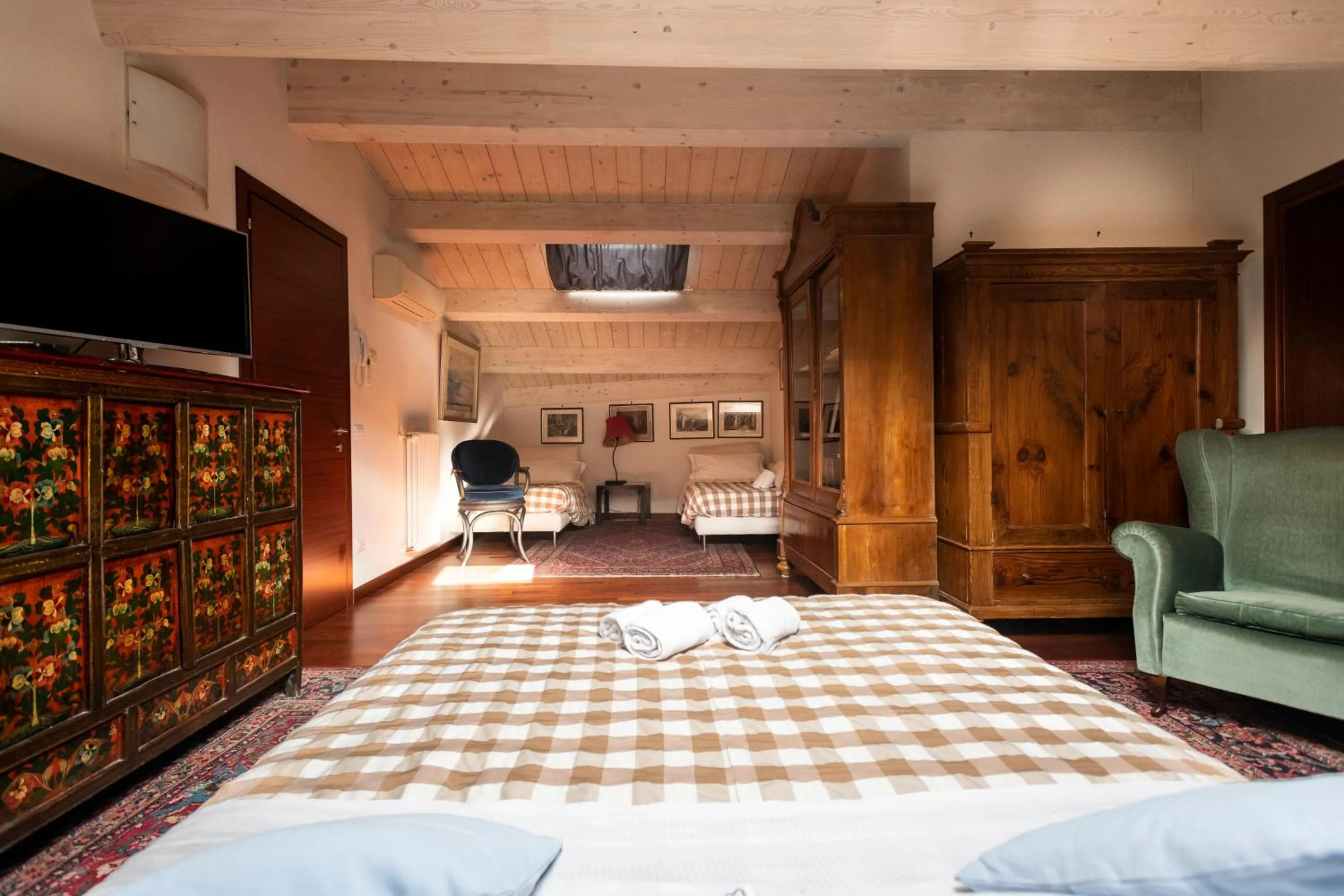 Bed in Al Battistero Luxury Suite