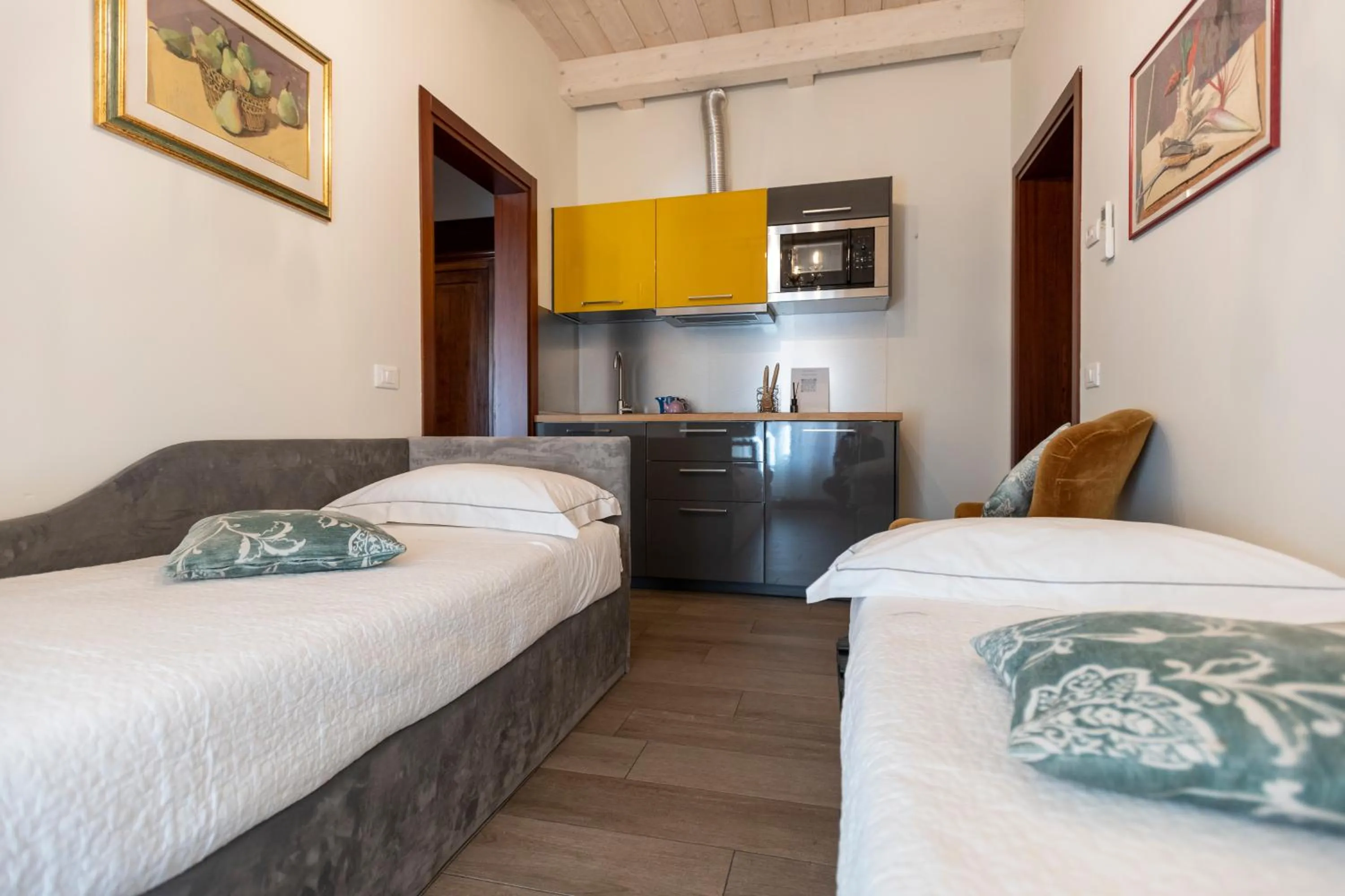 Bed in Al Battistero Luxury Suite