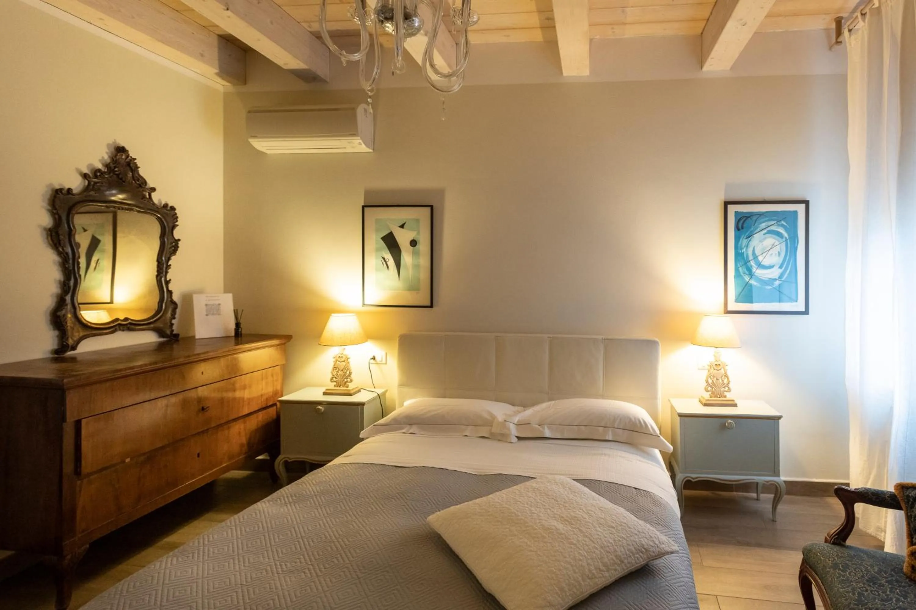 Bed in Al Battistero Luxury Suite