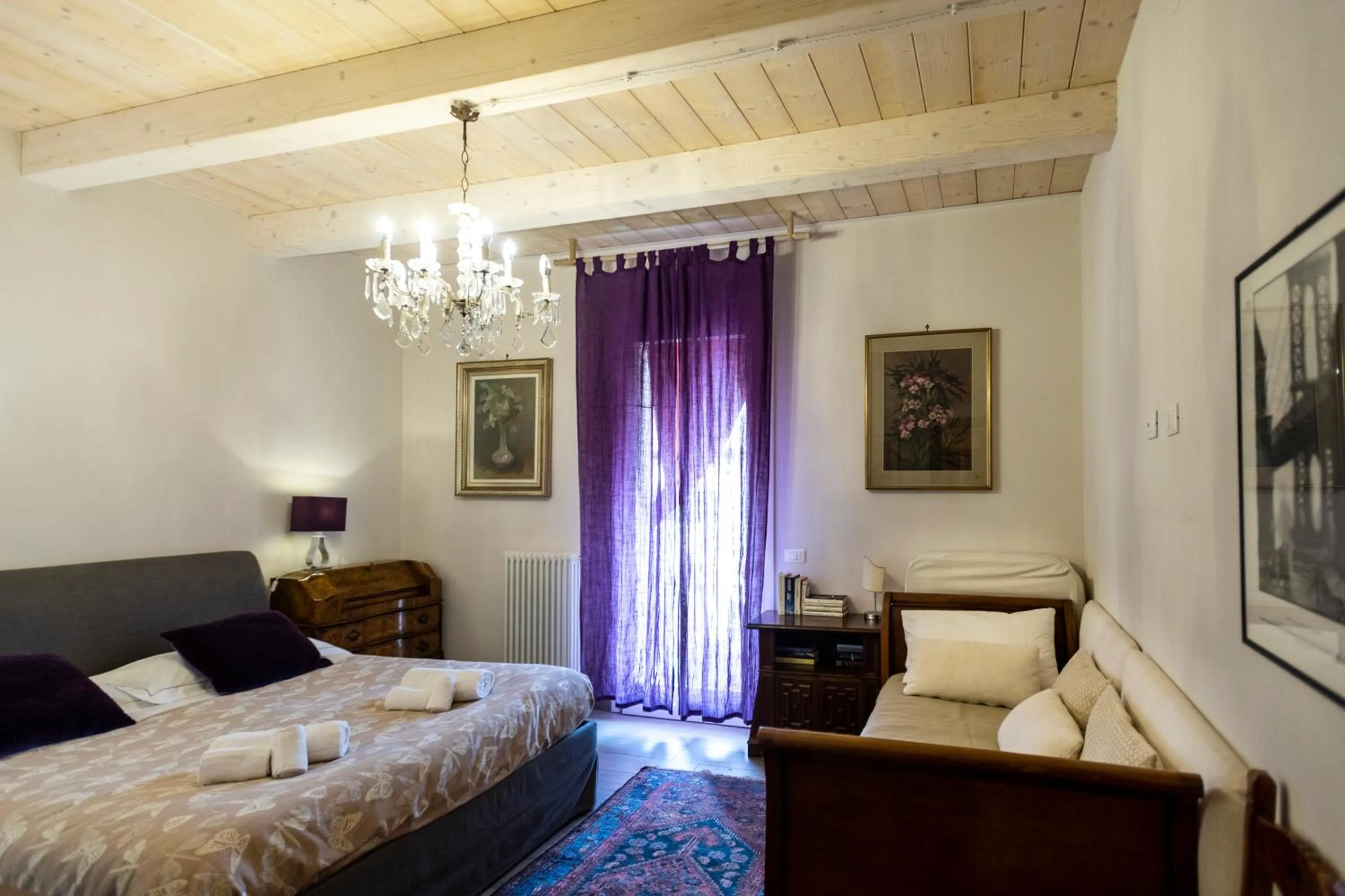 Bed in Al Battistero Luxury Suite