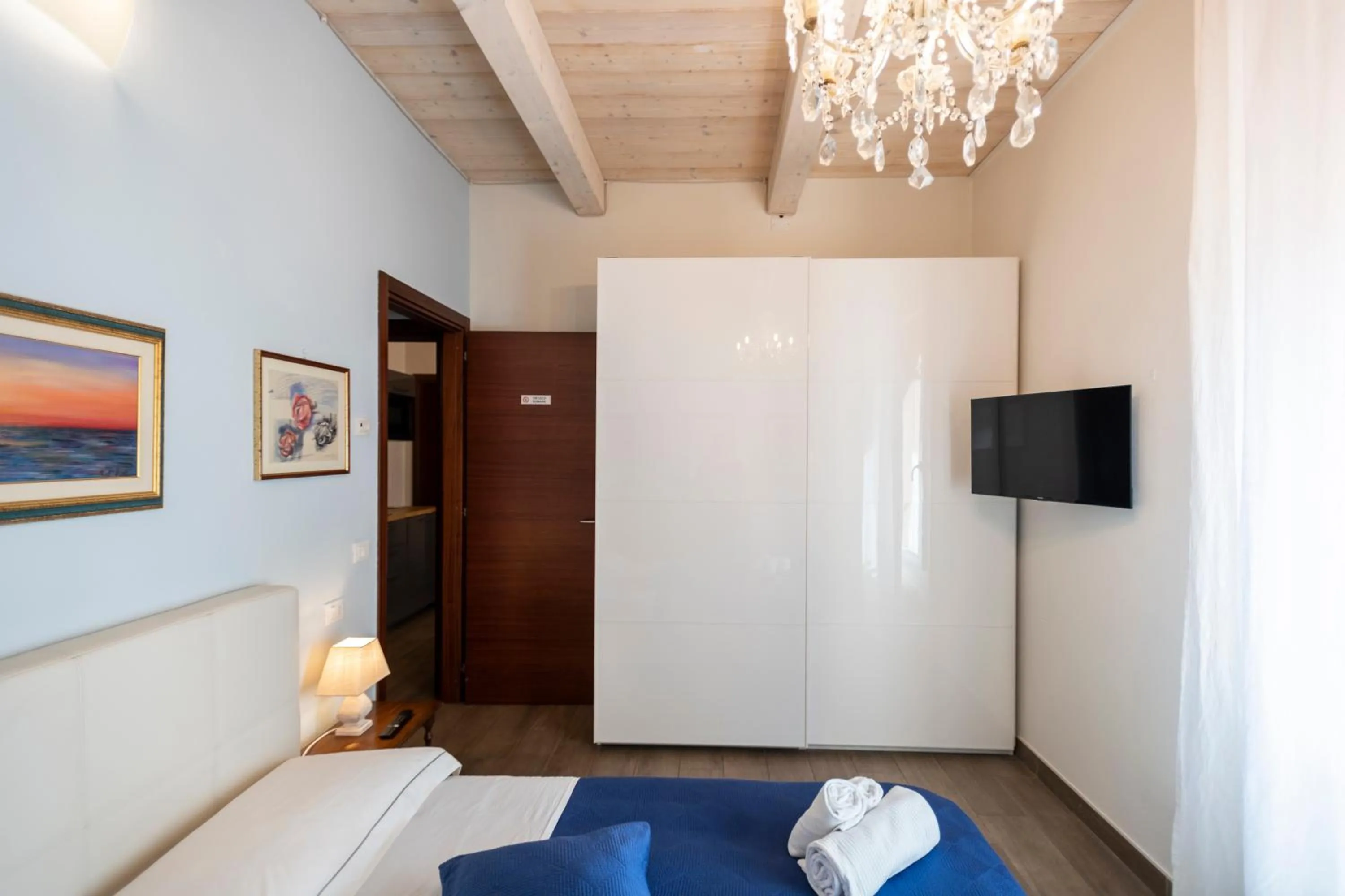 Bed in Al Battistero Luxury Suite