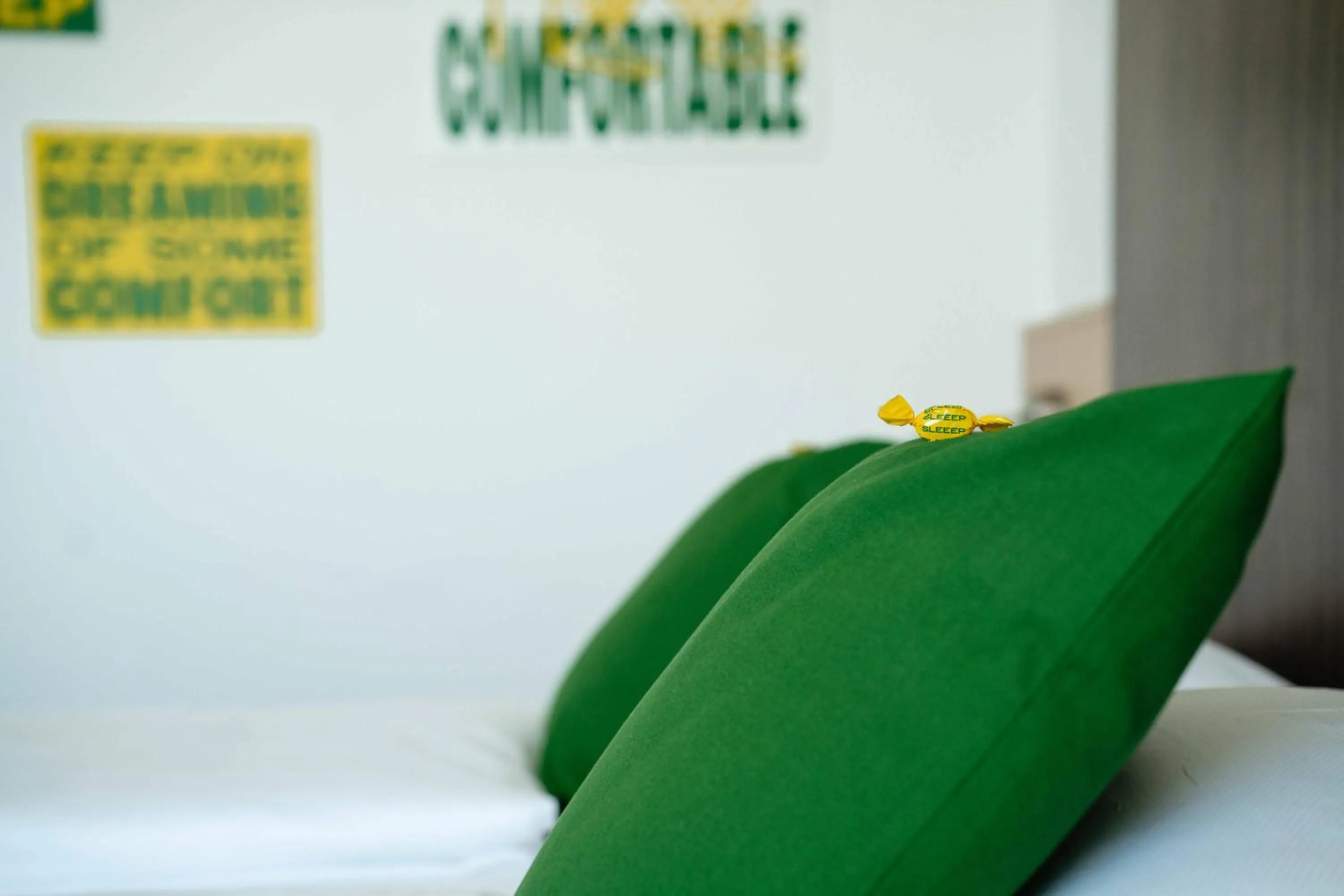Decorative detail, Bed in SLEEEP Hotel Vösendorf