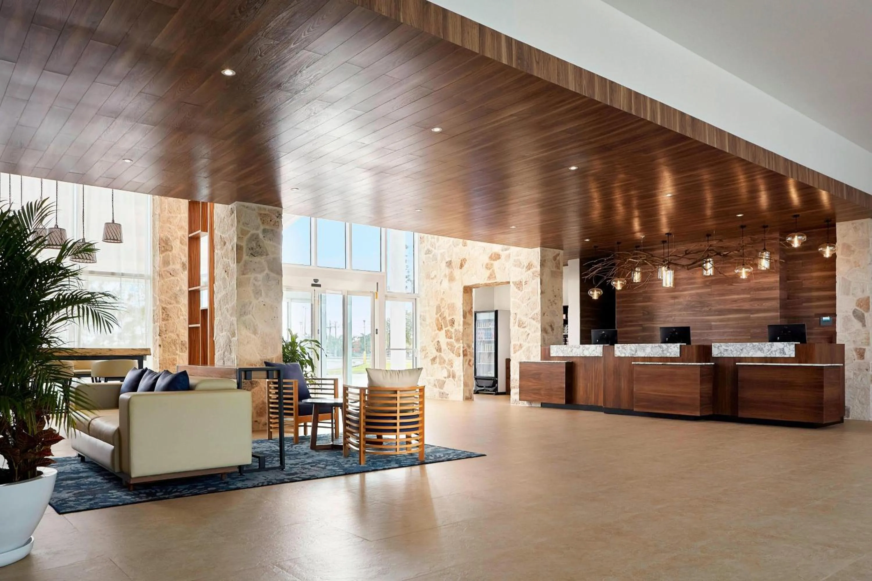 Lobby or reception in Fairfield Inn & Suites by Marriott Cancun Airport