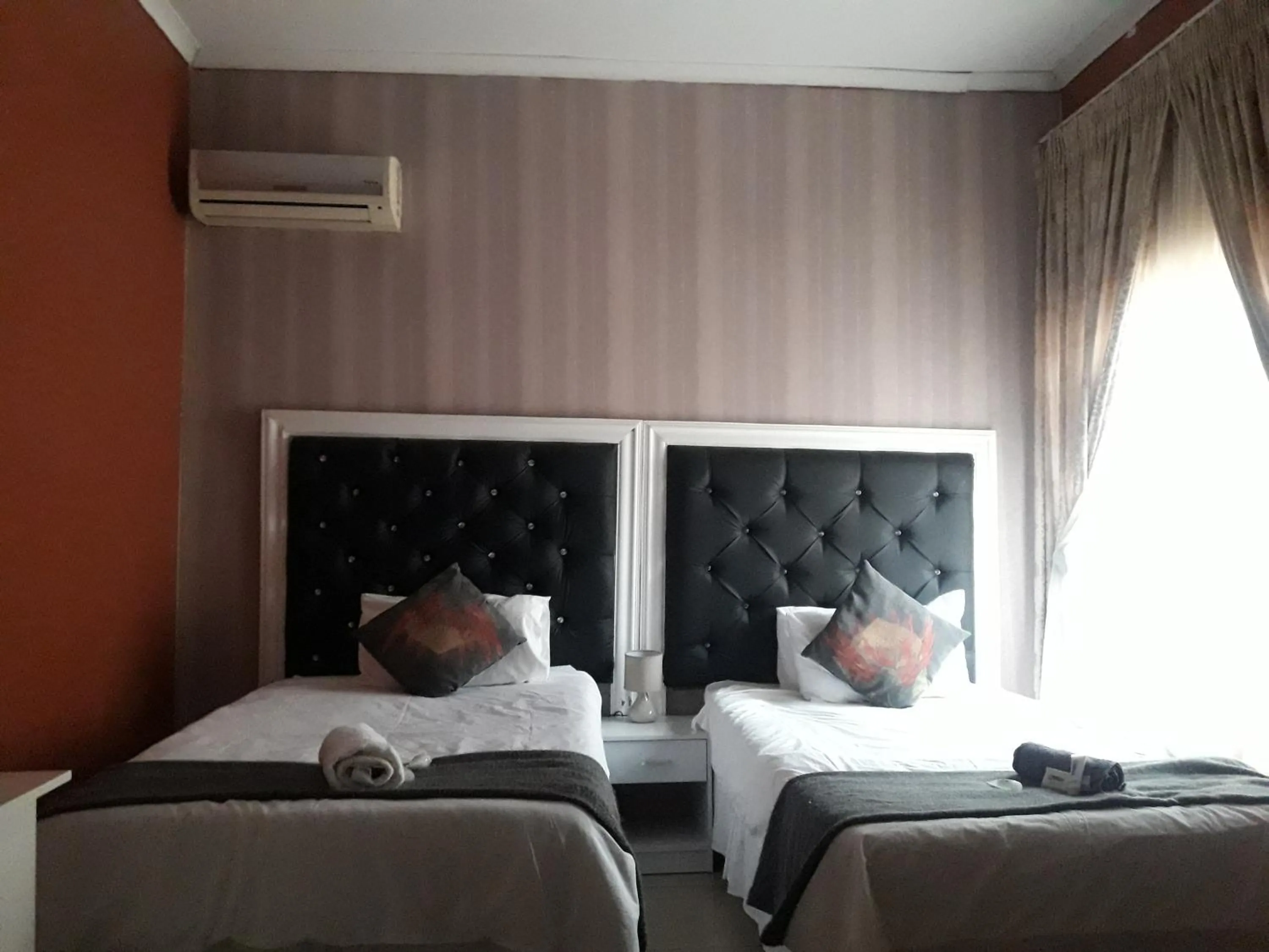 Bed in Vakhusi Guesthouse