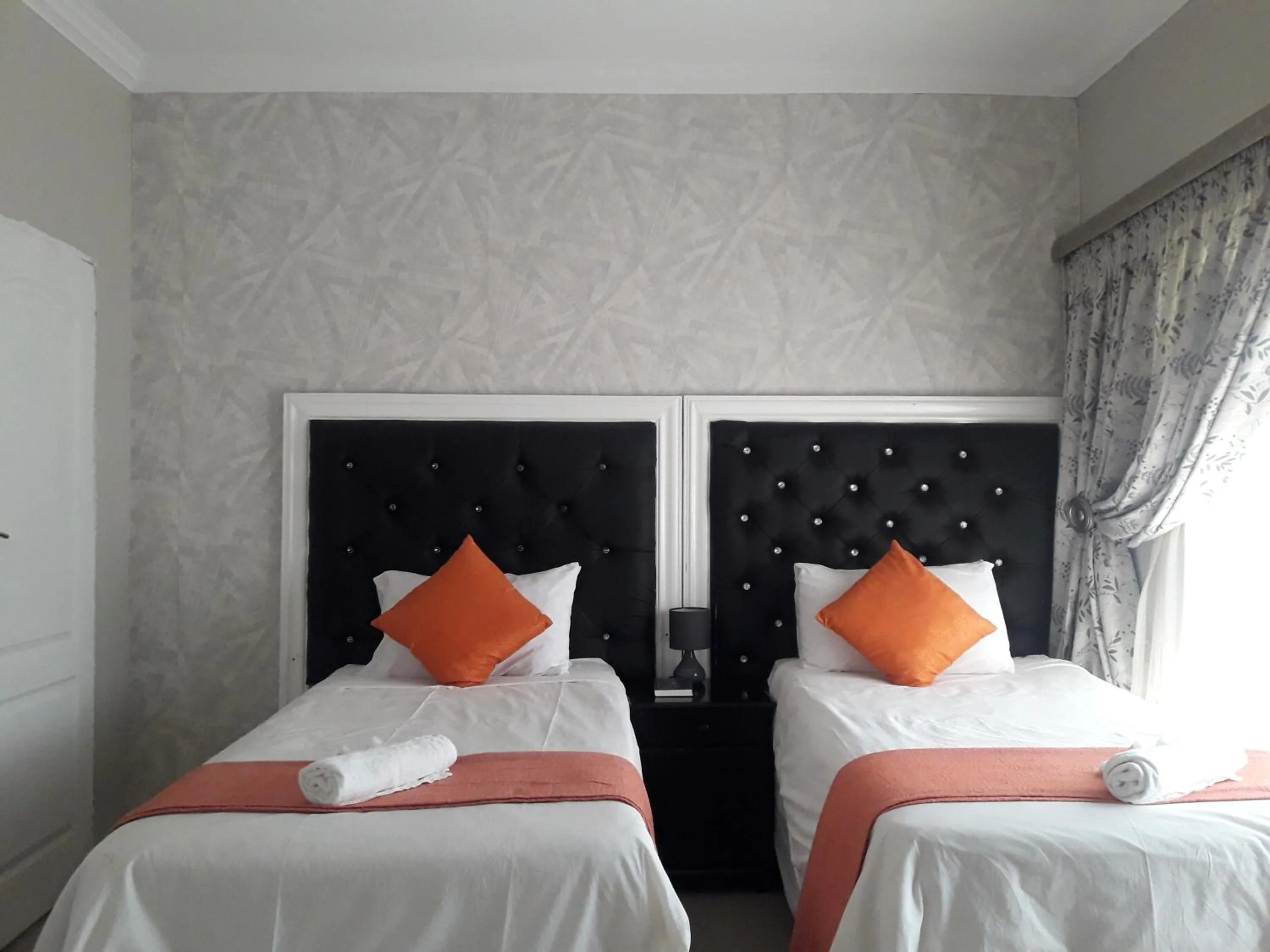 Bed in Vakhusi Guesthouse