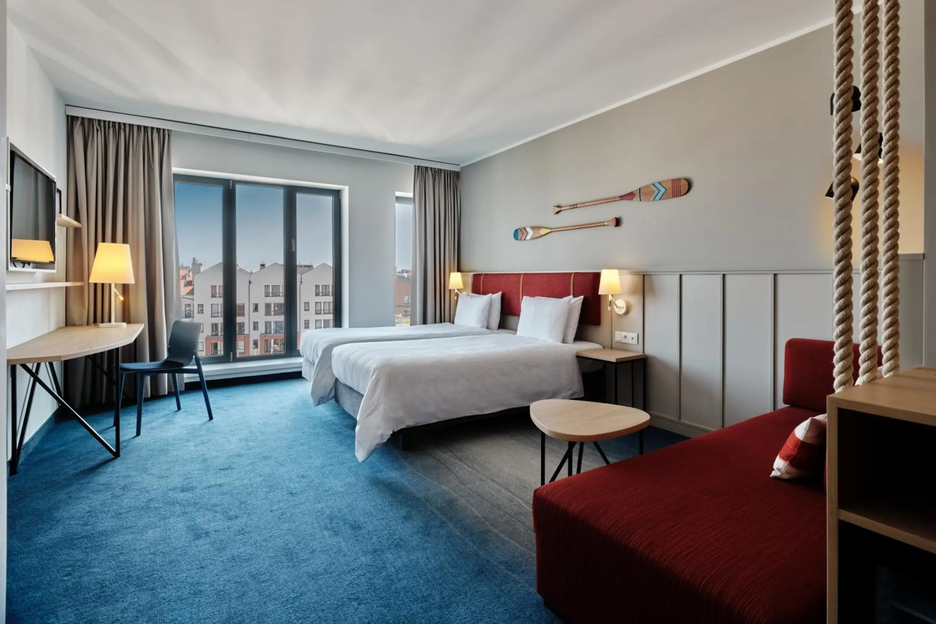 Premium Twin Room with River View in Holiday Inn Gdansk - City Centre by IHG Premium Twin Room with River View in Holiday Inn Gdansk - City Centre by IHG