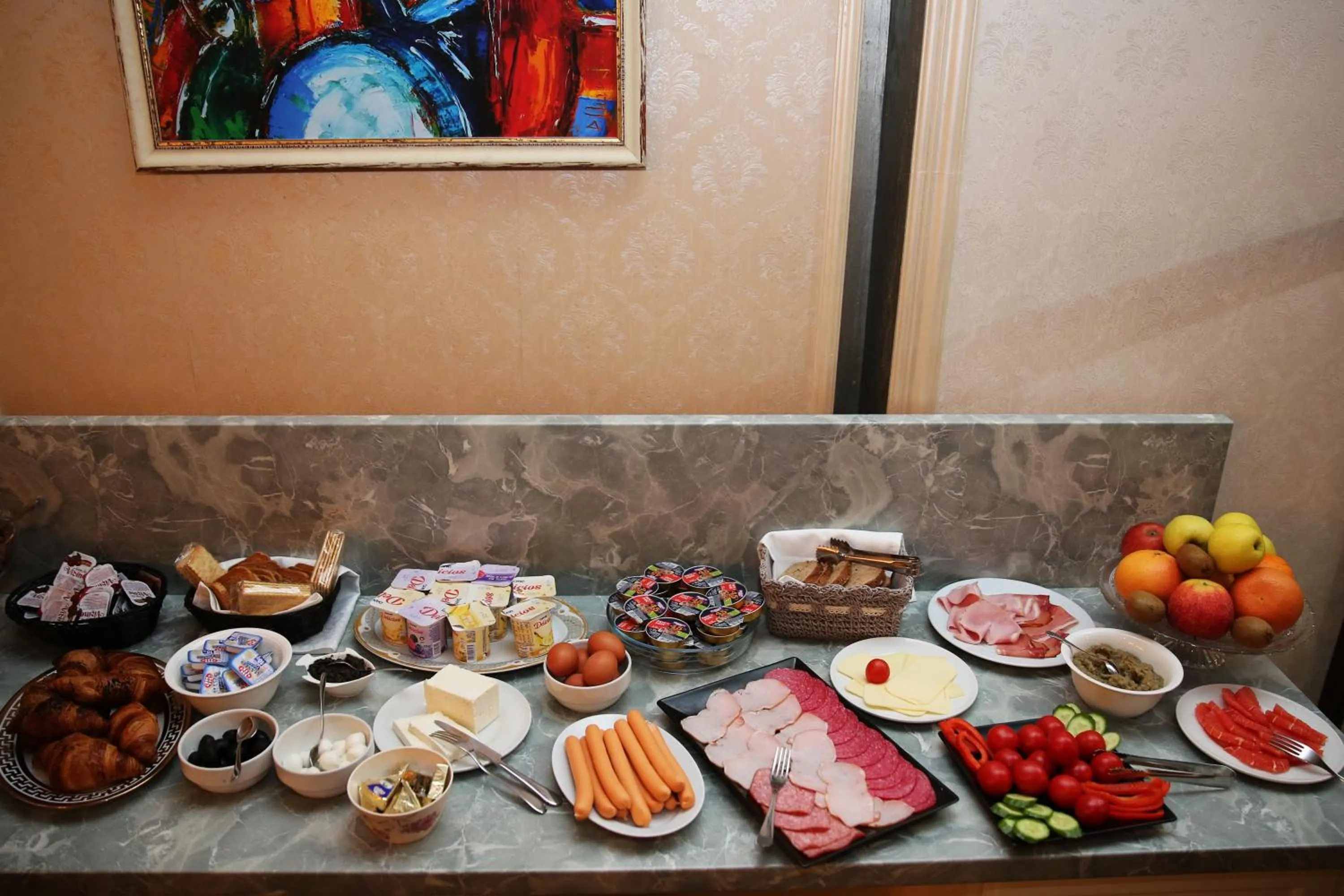 Food close-up in Valentino Rooms