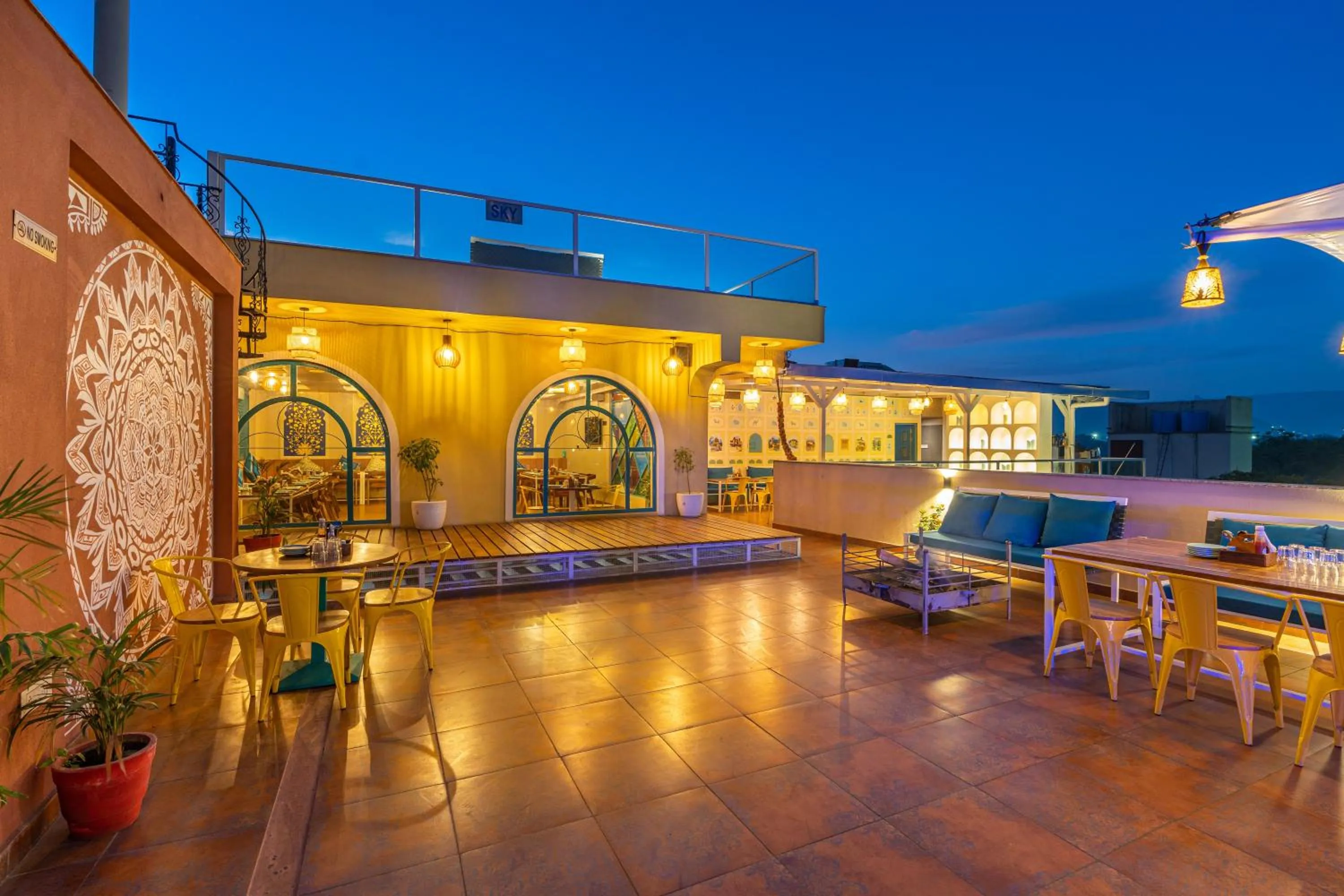 Balcony/Terrace in Zostel Bundi