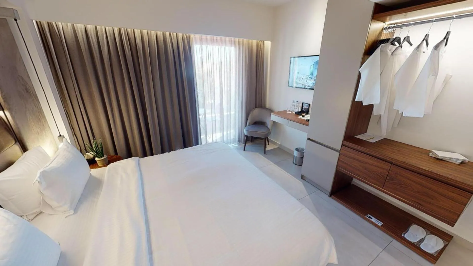 Bed in DOM Boutique Hotel