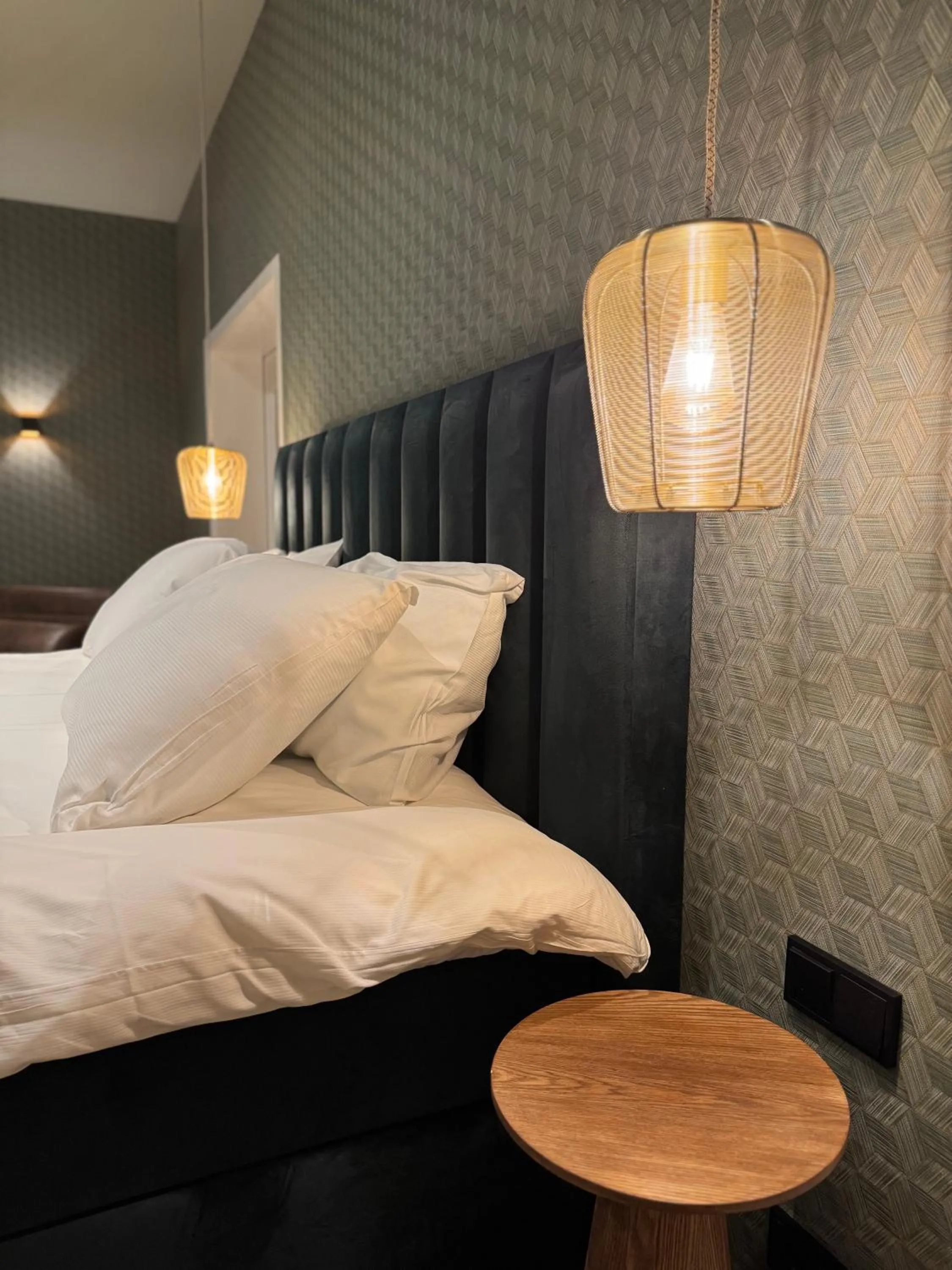 Bed in De Pastorie Bed & Breakfast