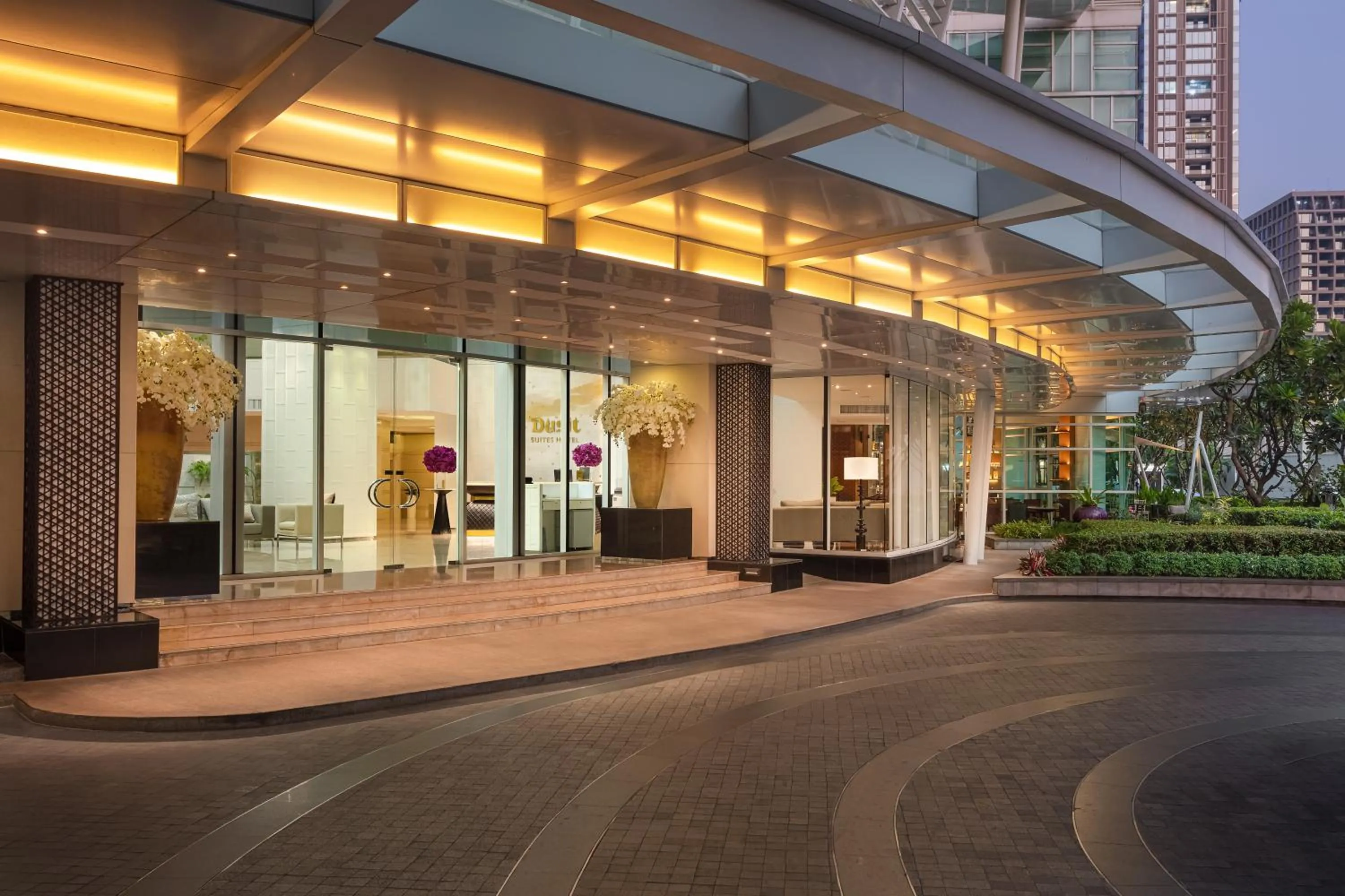 Facade/entrance in Dusit Suites Hotel Ratchadamri, Bangkok