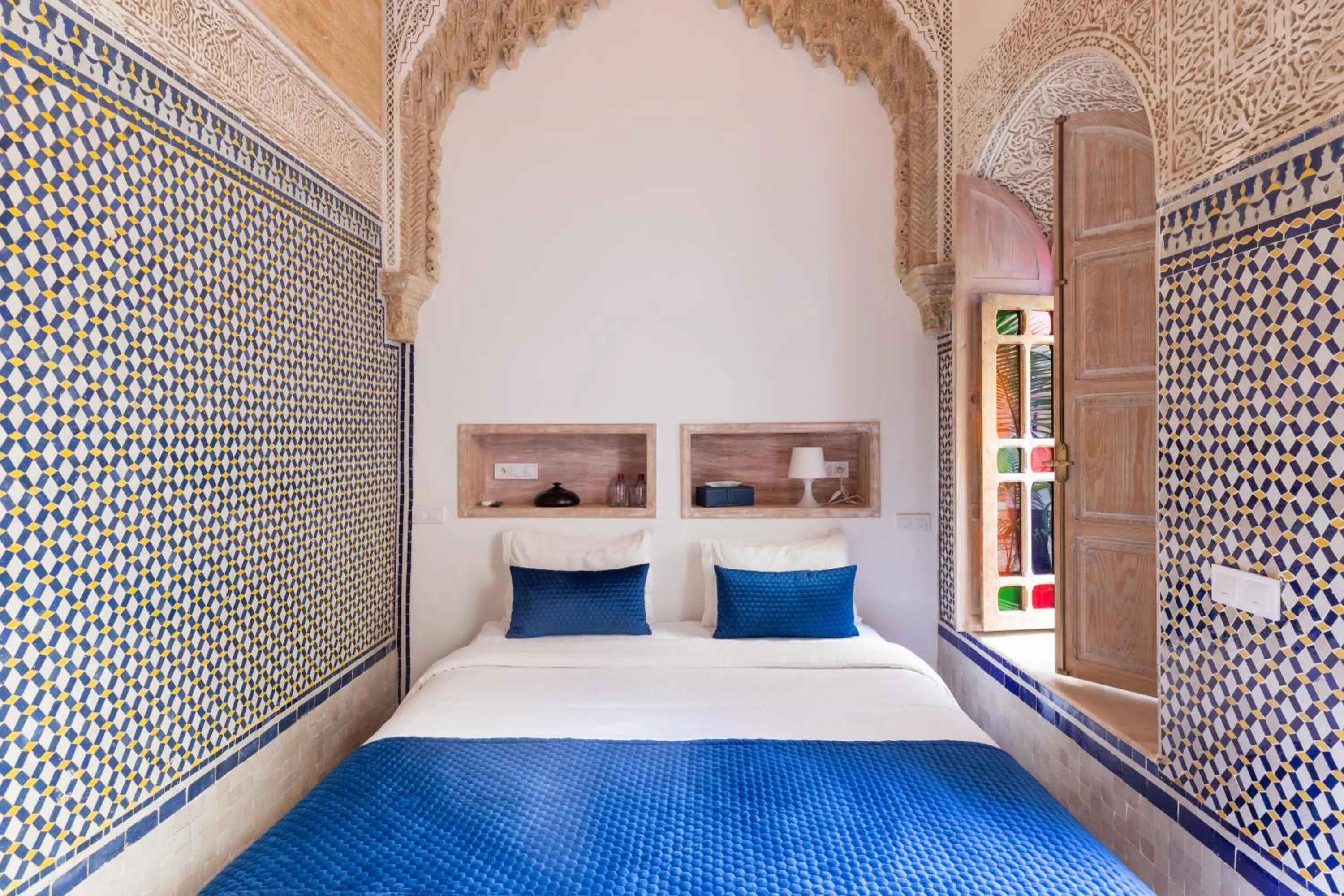 Bed in Riad Zyo