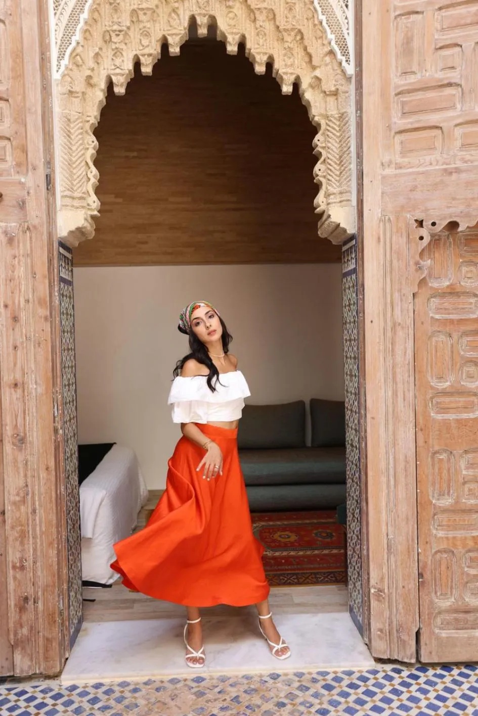 Facade/entrance in Riad Zyo