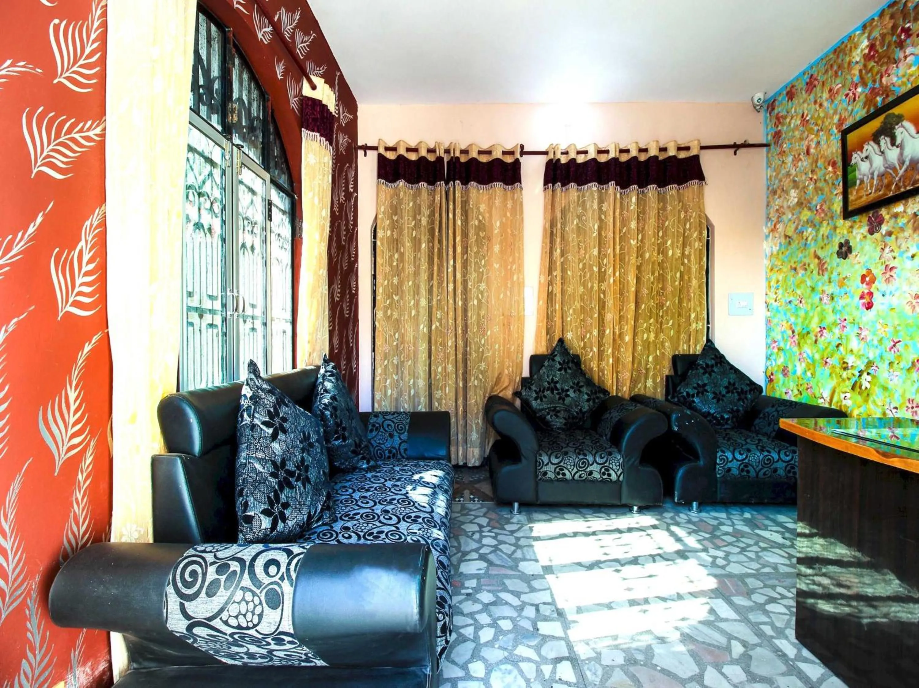 Lobby or reception in Hotel O Corbett Farm Homestay
