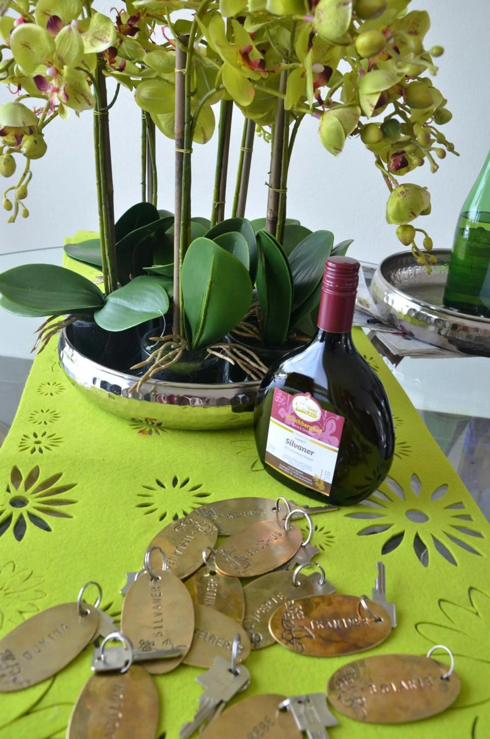 Lobby or reception in Kirschberghof Gästehaus und Weinverkauf