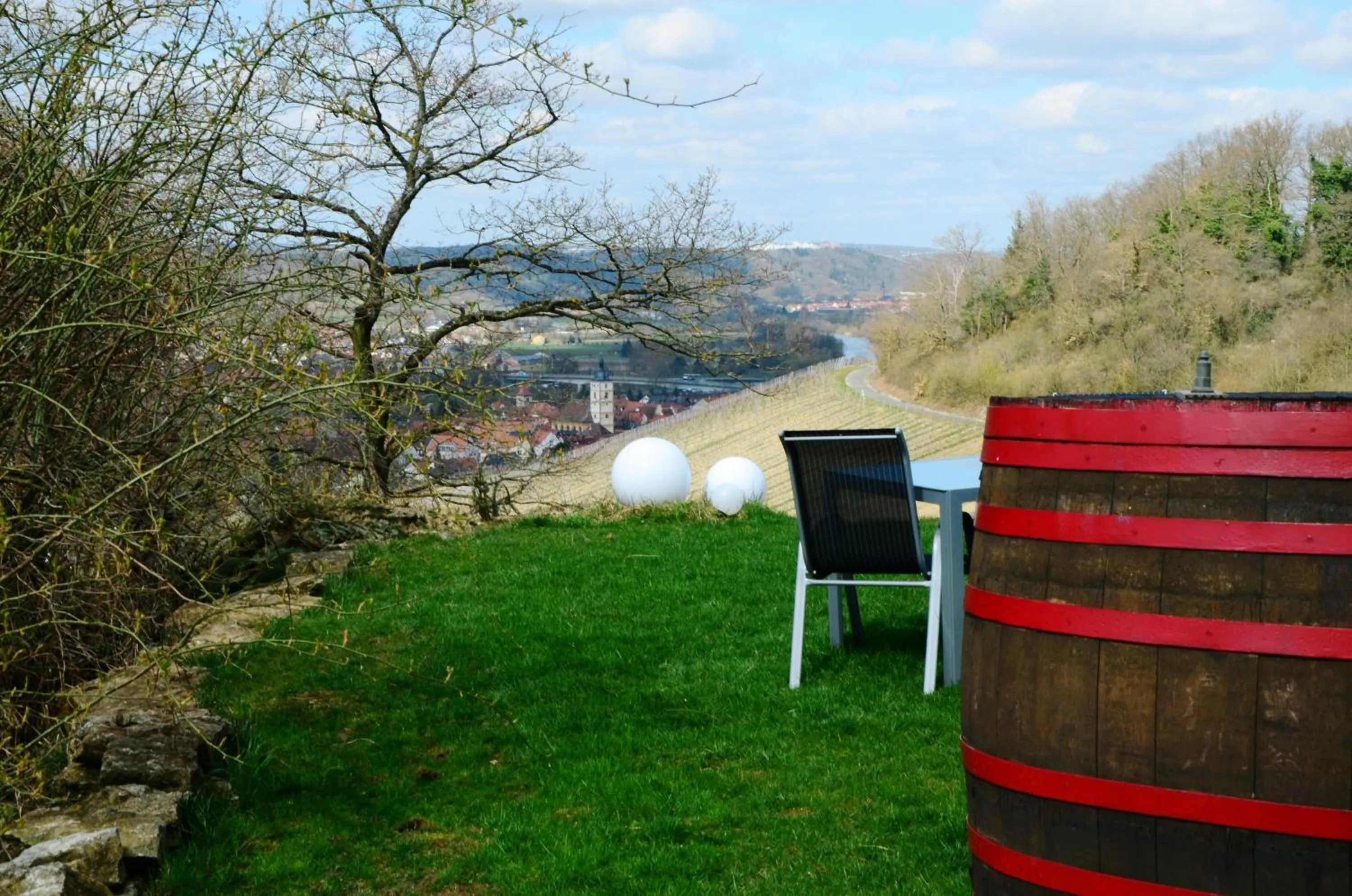 View (from property/room) in Kirschberghof Gästehaus und Weinverkauf