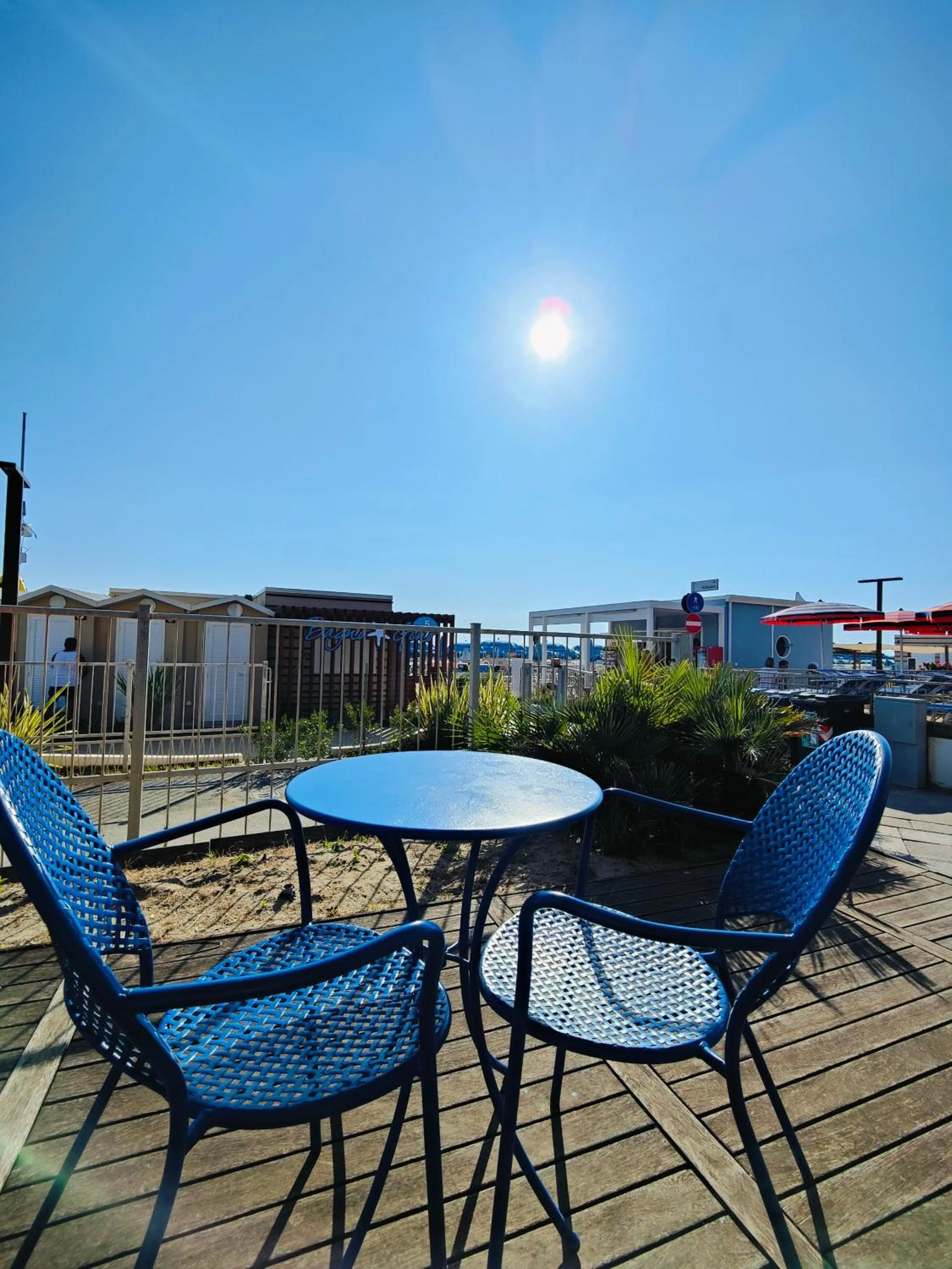 Patio in Hotel Cola Frontemare