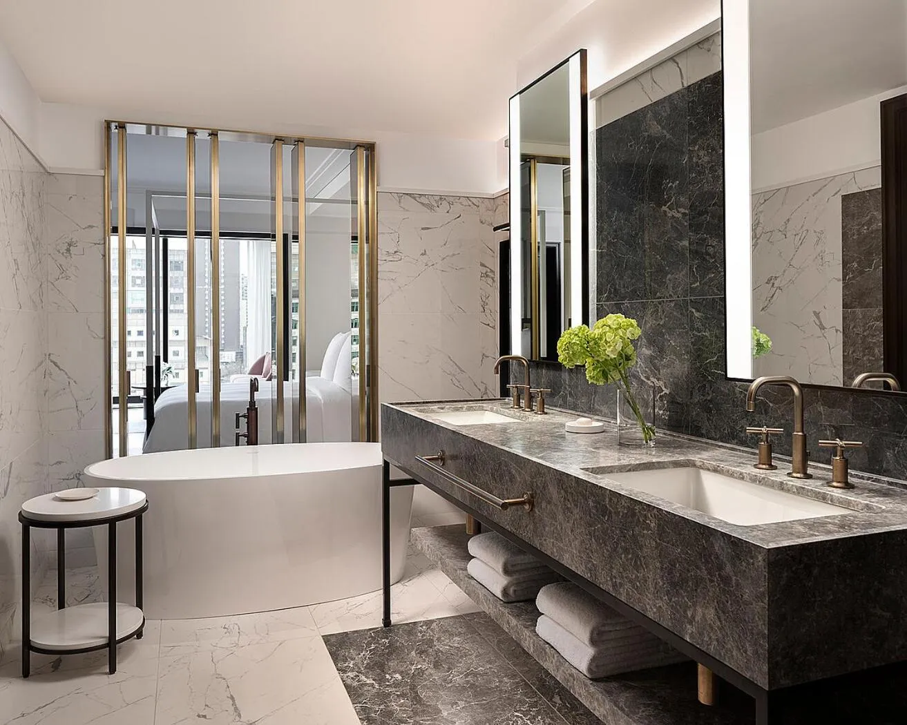 Bathroom in Four Seasons Hotel Montreal