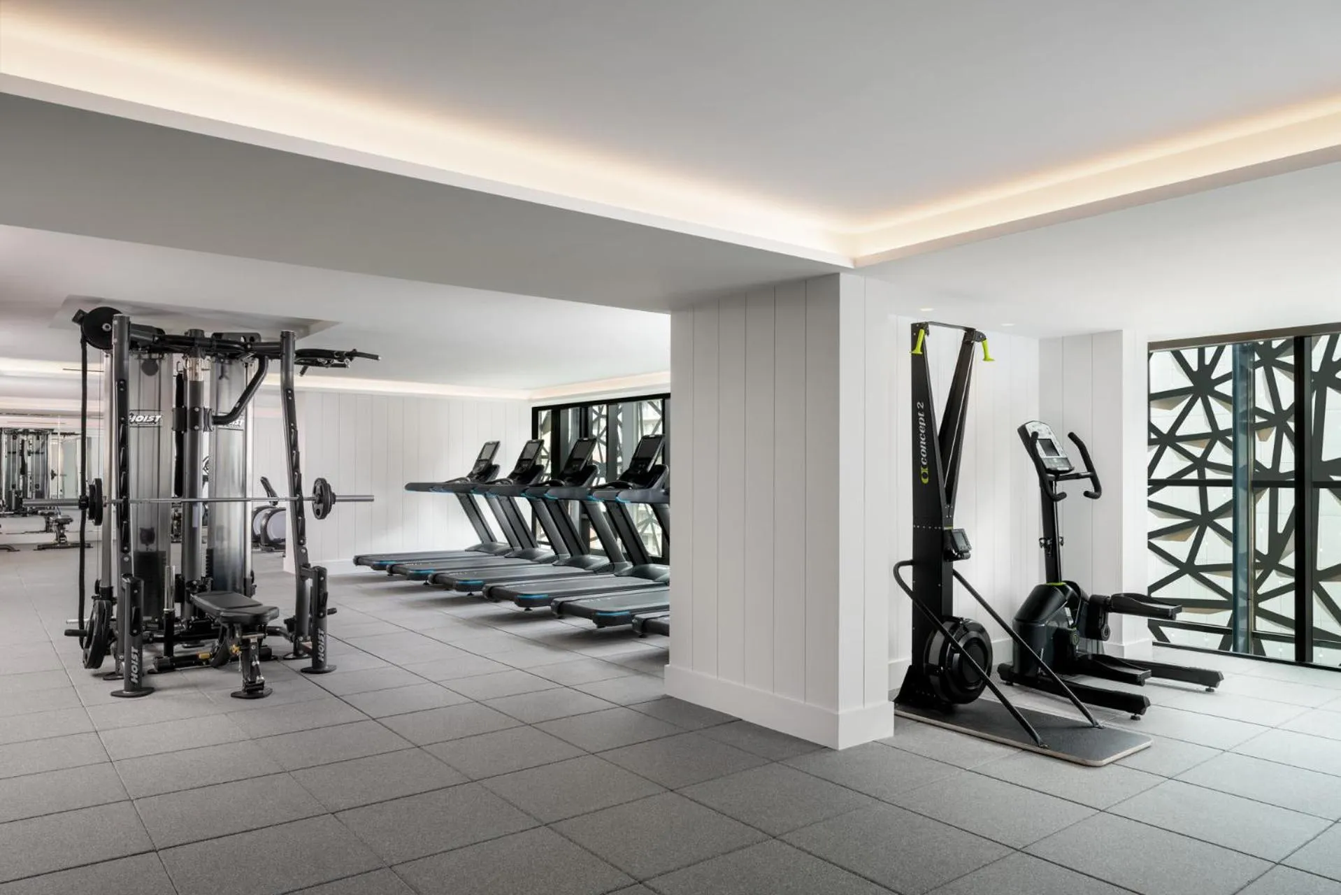 Fitness centre/facilities in Four Seasons Hotel Montreal