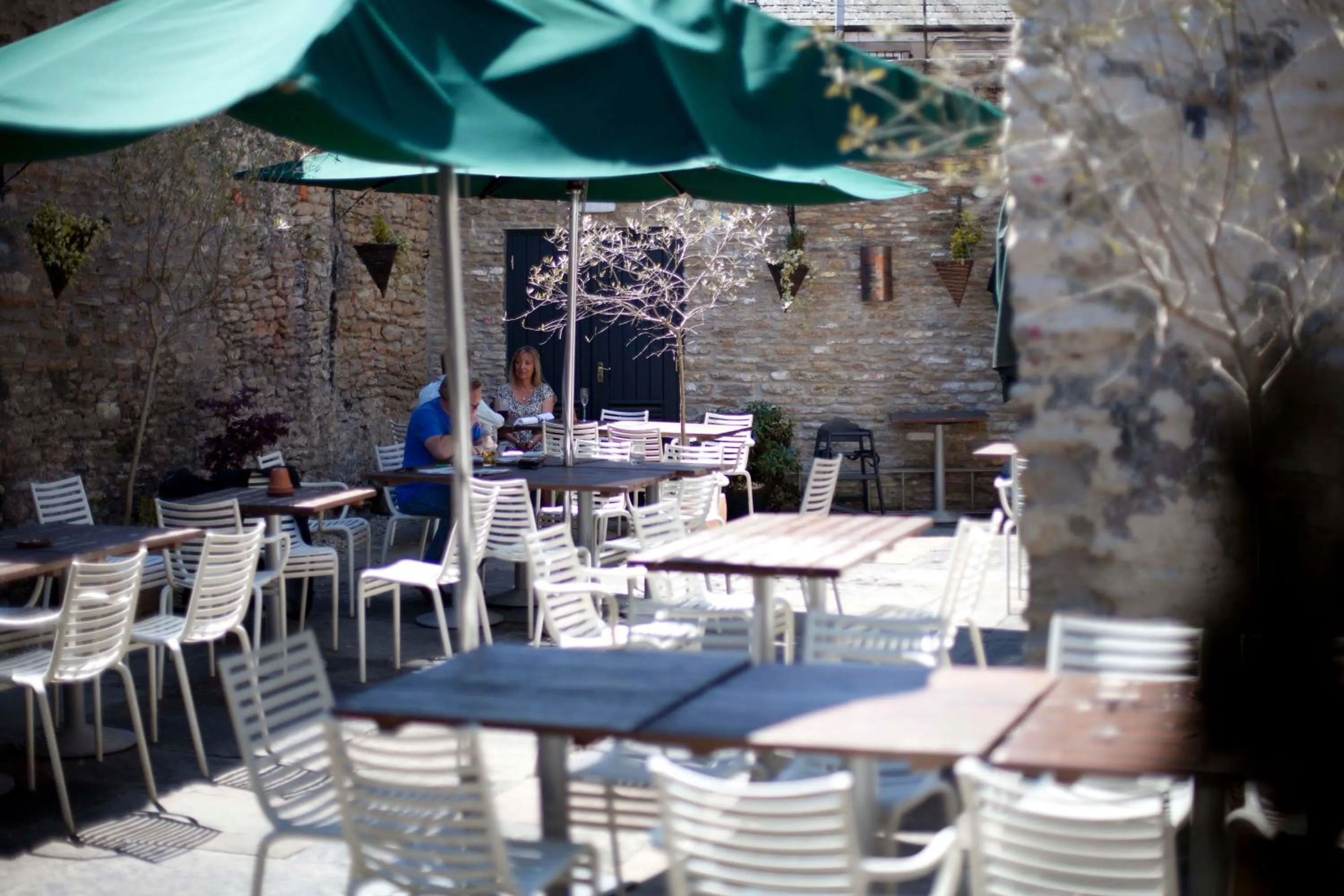 Garden in The Archangel,Restaurant & Bar with Rooms