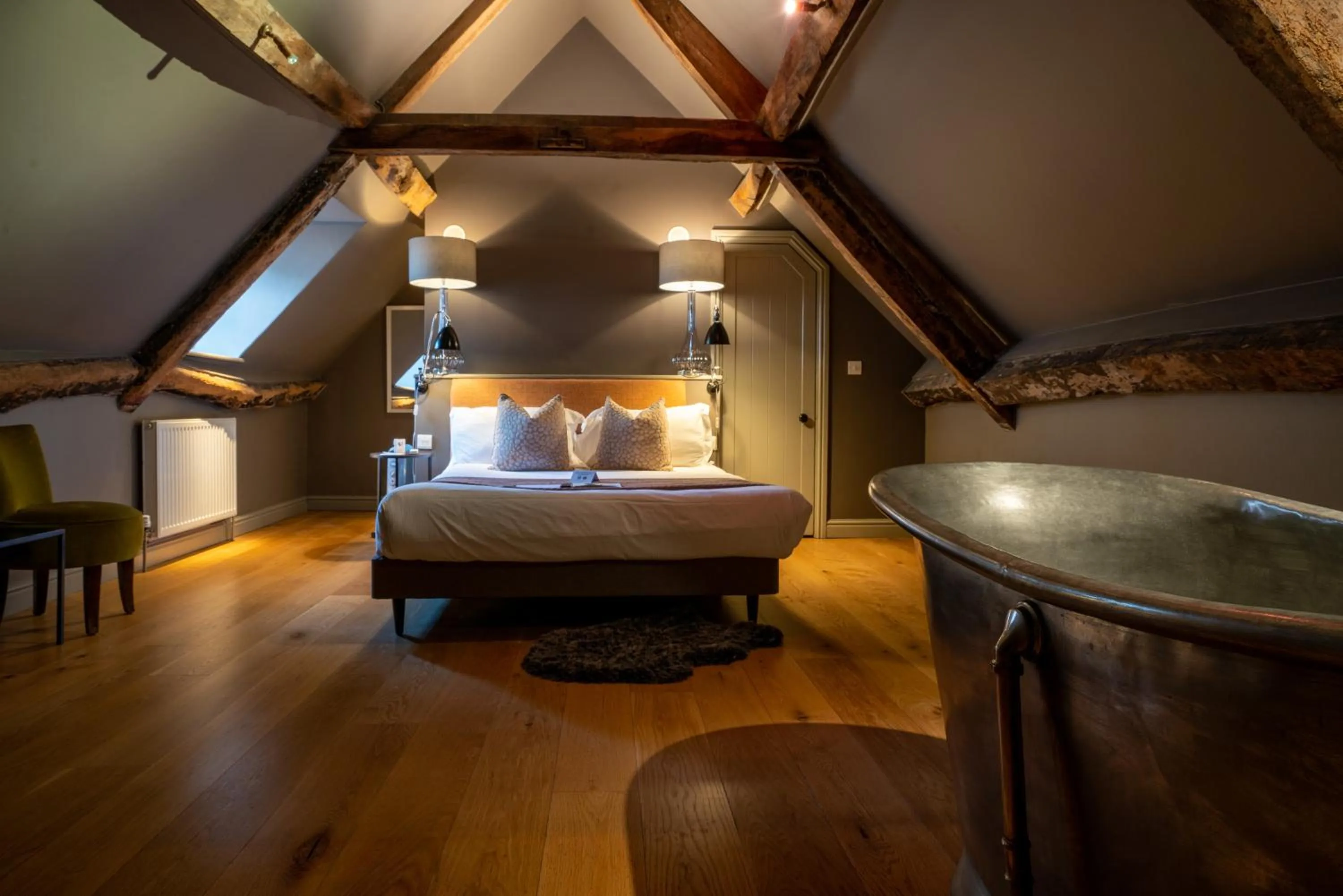 Bed in The Archangel,Restaurant & Bar with Rooms