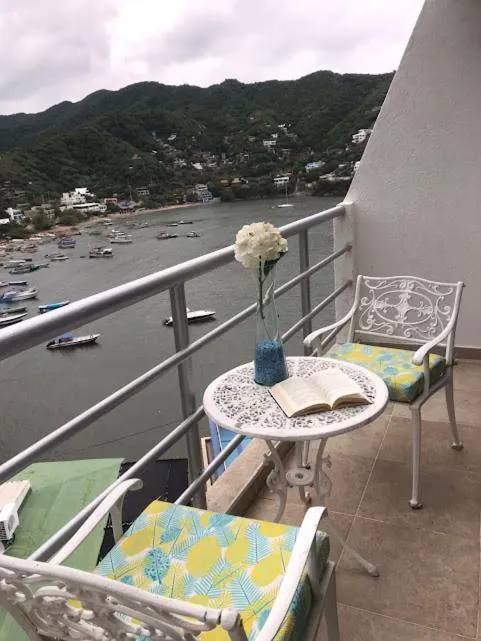 Balcony/Terrace in Hotel Bahia Taganga