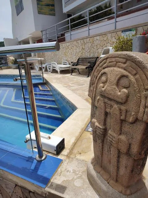 Swimming pool in Hotel Bahia Taganga