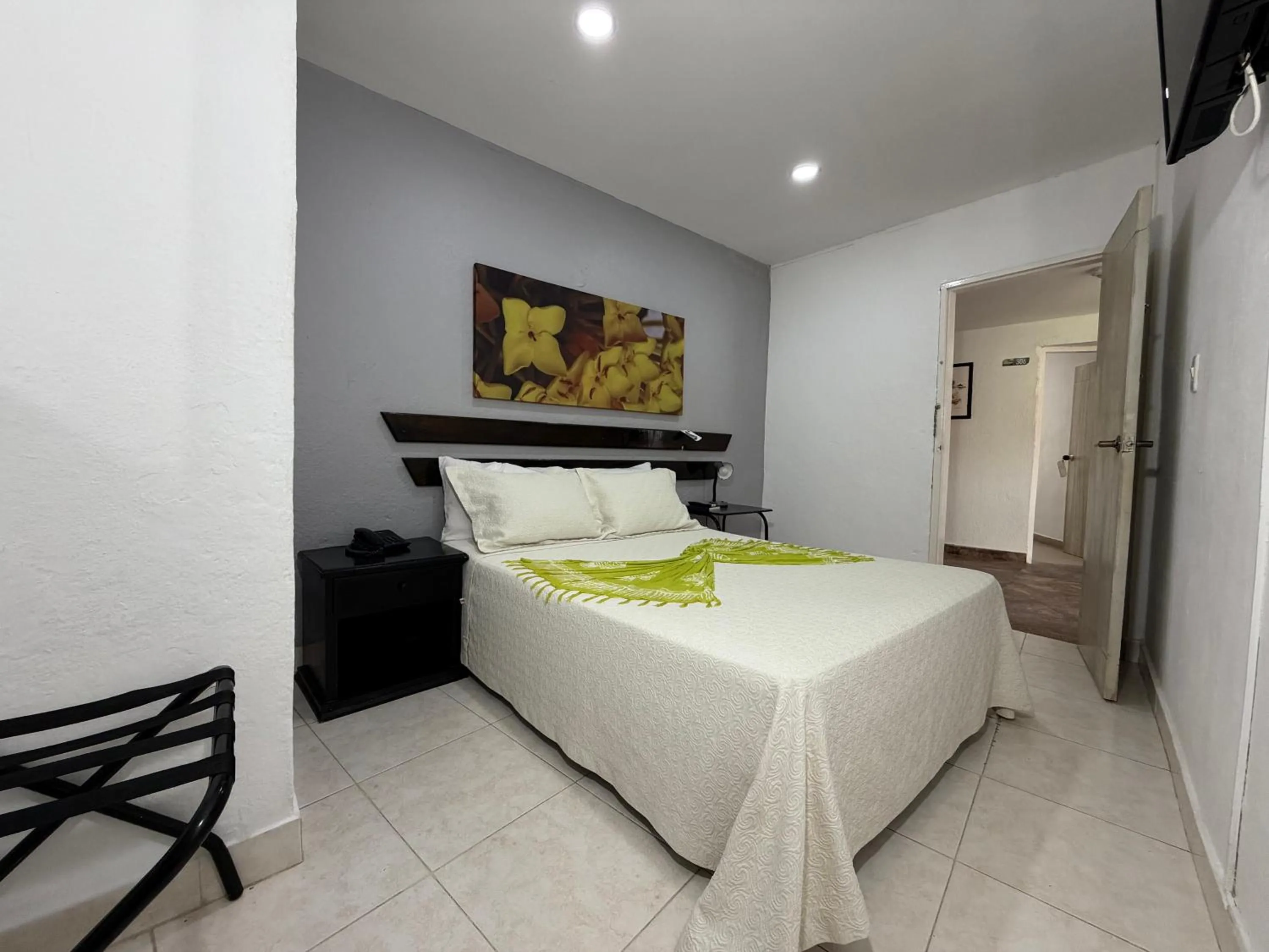 Bedroom, Bed in Hotel Bahia Taganga