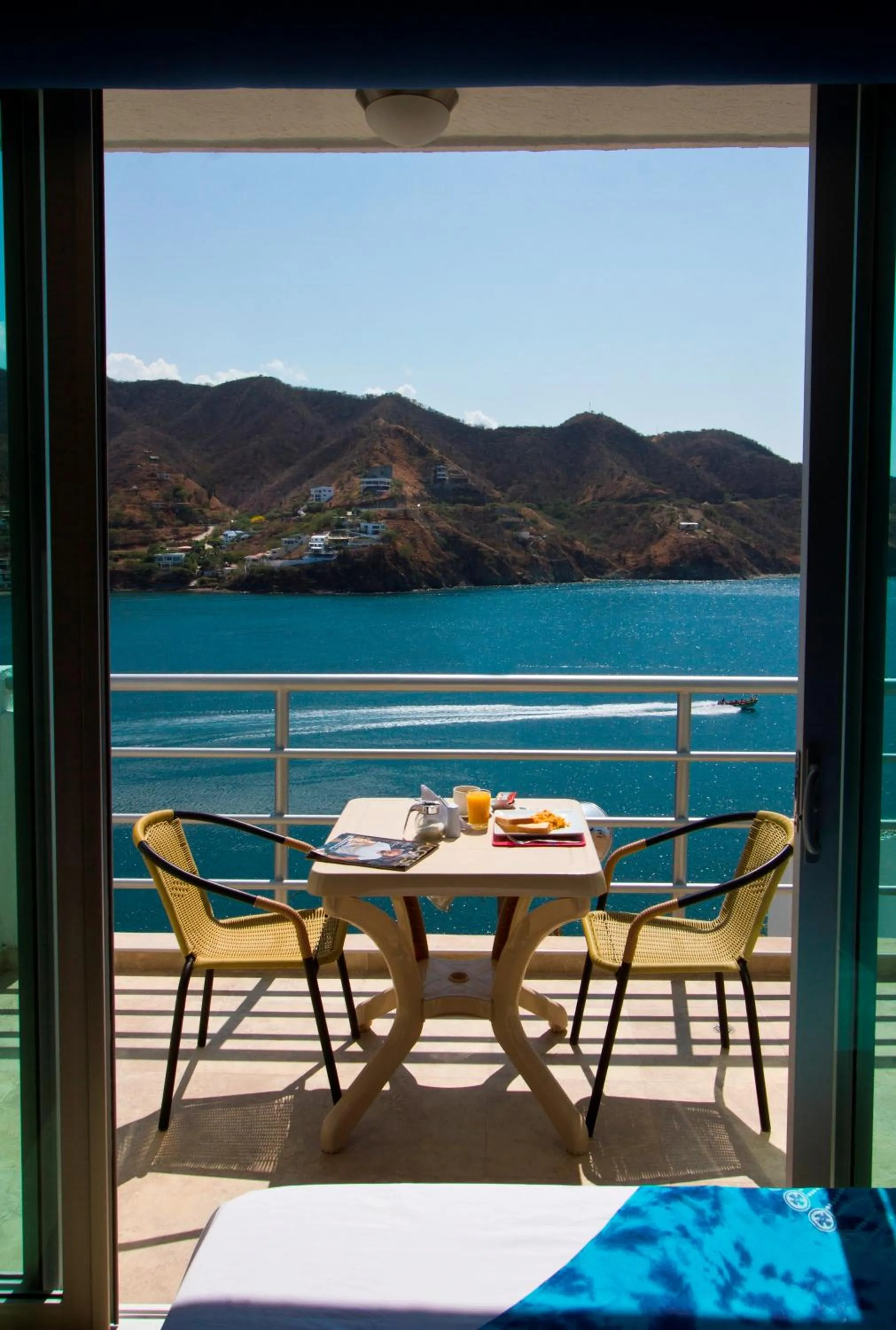 Balcony/Terrace in Hotel Bahia Taganga