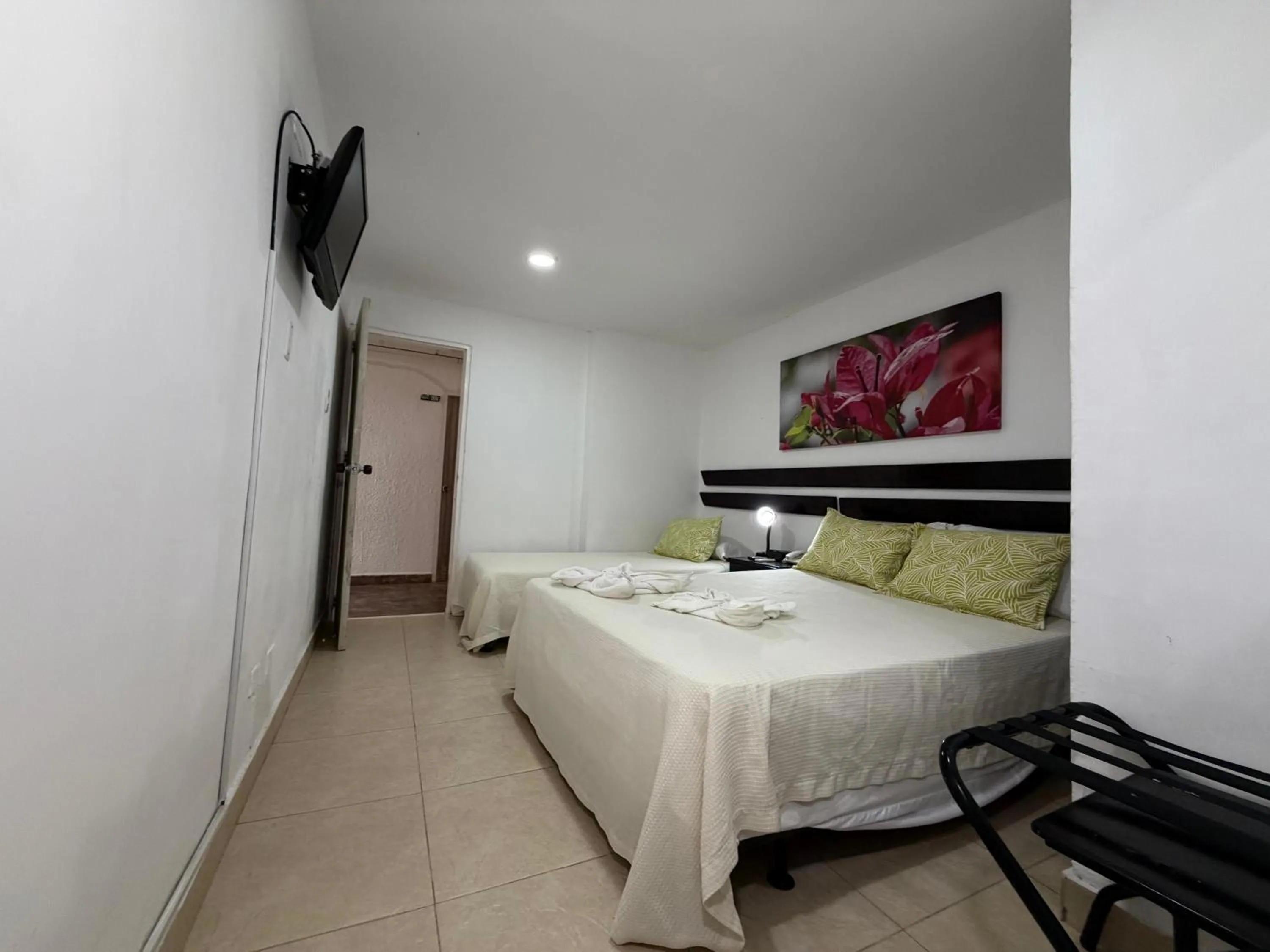 Bedroom, Bed in Hotel Bahia Taganga