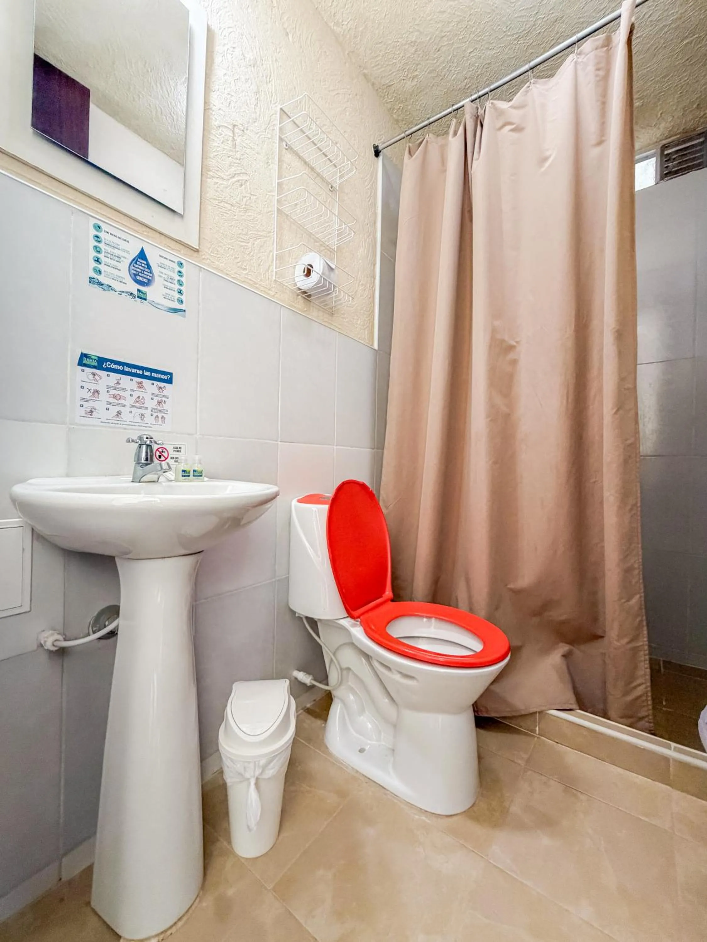 Bathroom in Hotel Bahia Taganga