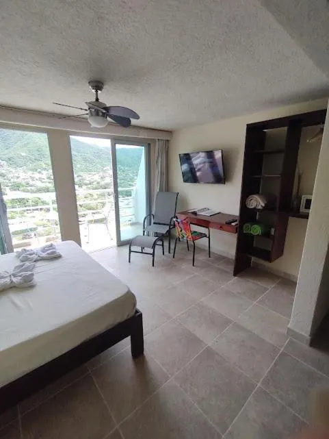 Bed in Hotel Bahia Taganga