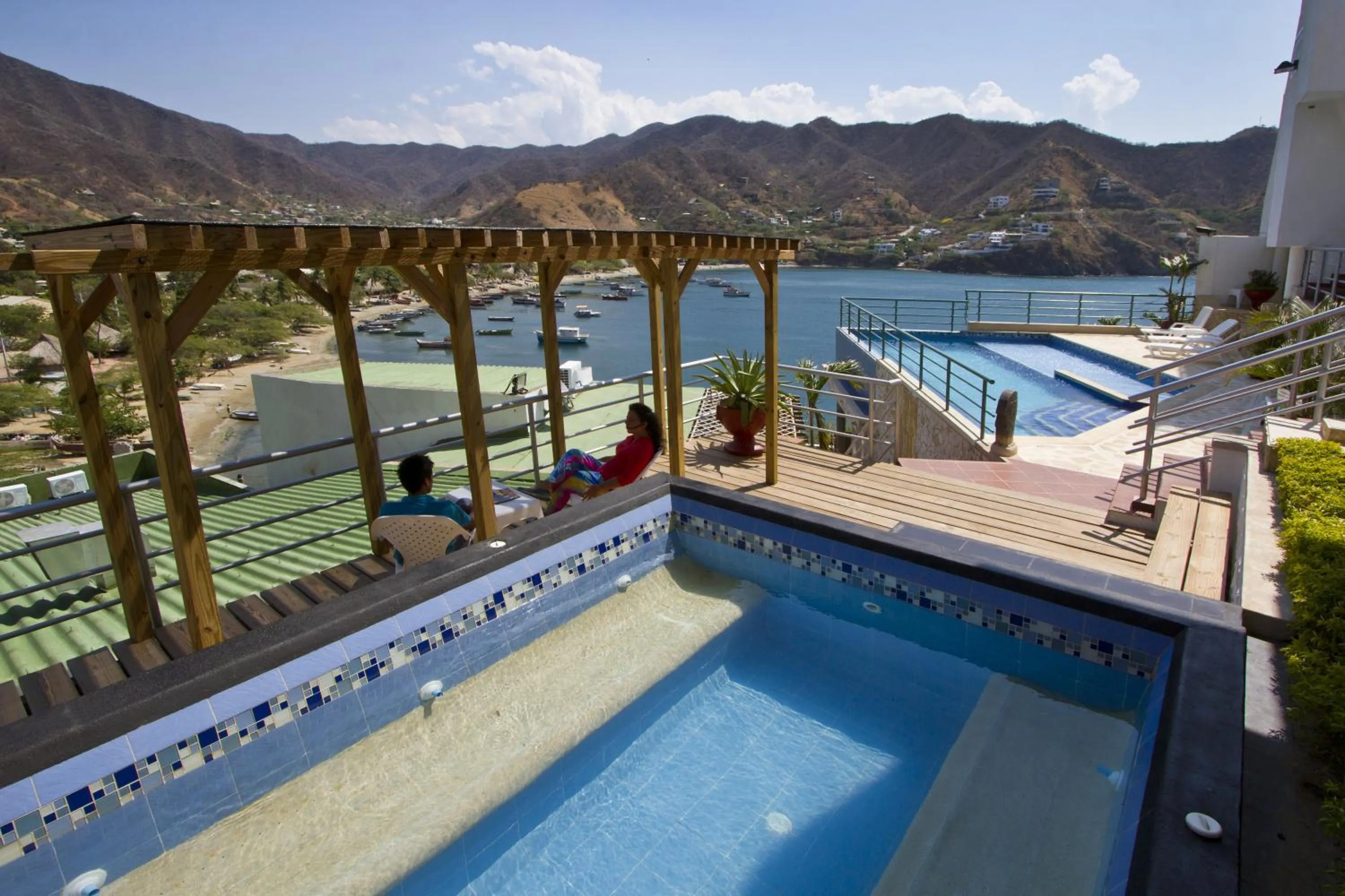 Swimming pool in Hotel Bahia Taganga