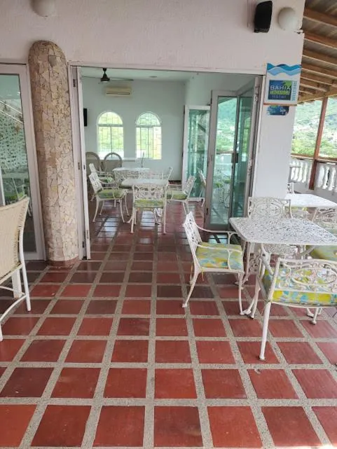 Seating area in Hotel Bahia Taganga