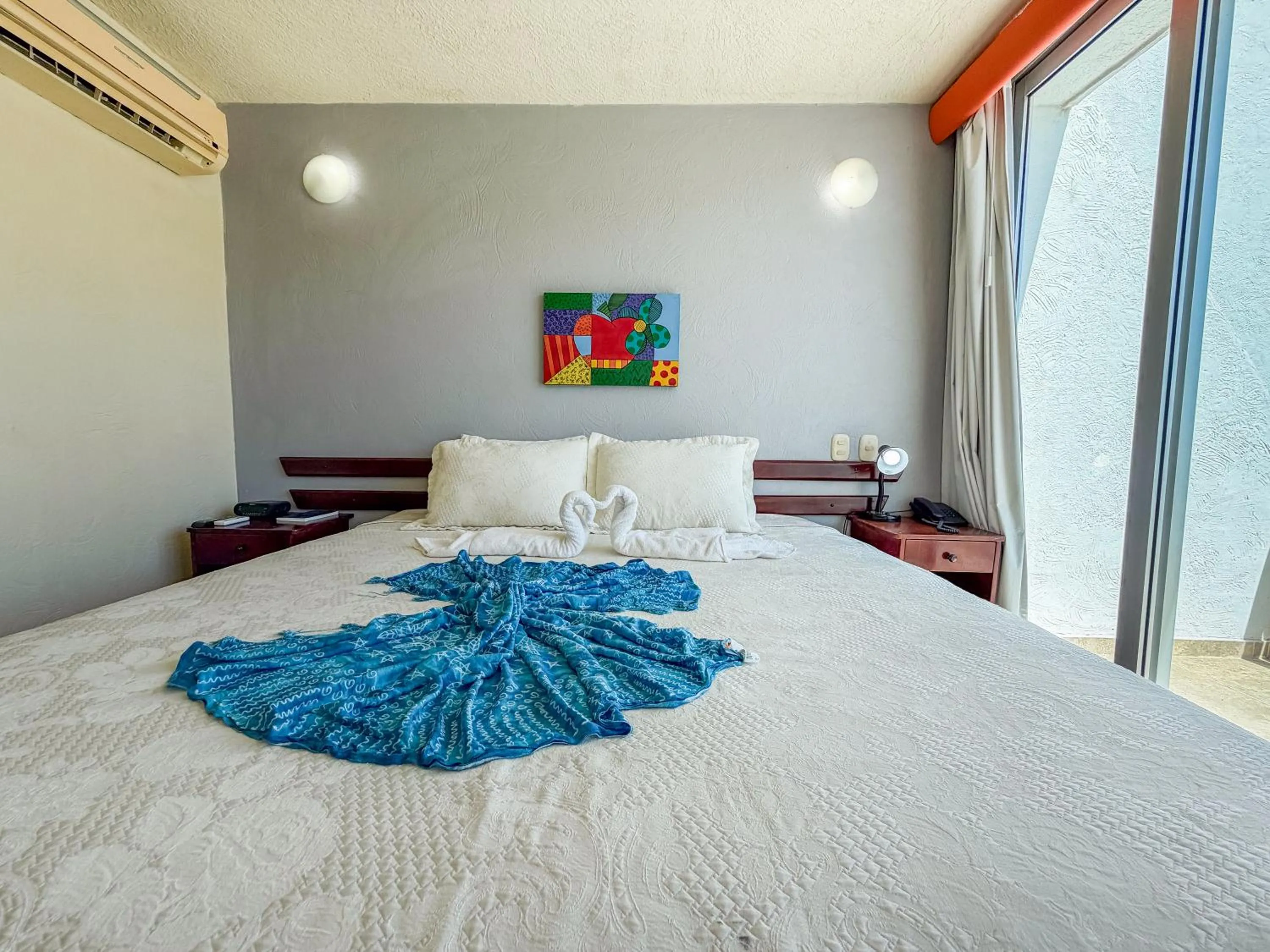 Bed in Hotel Bahia Taganga