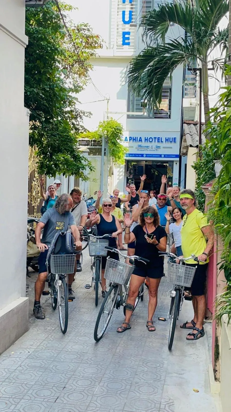 Property building in Sapphire Hotel Hue