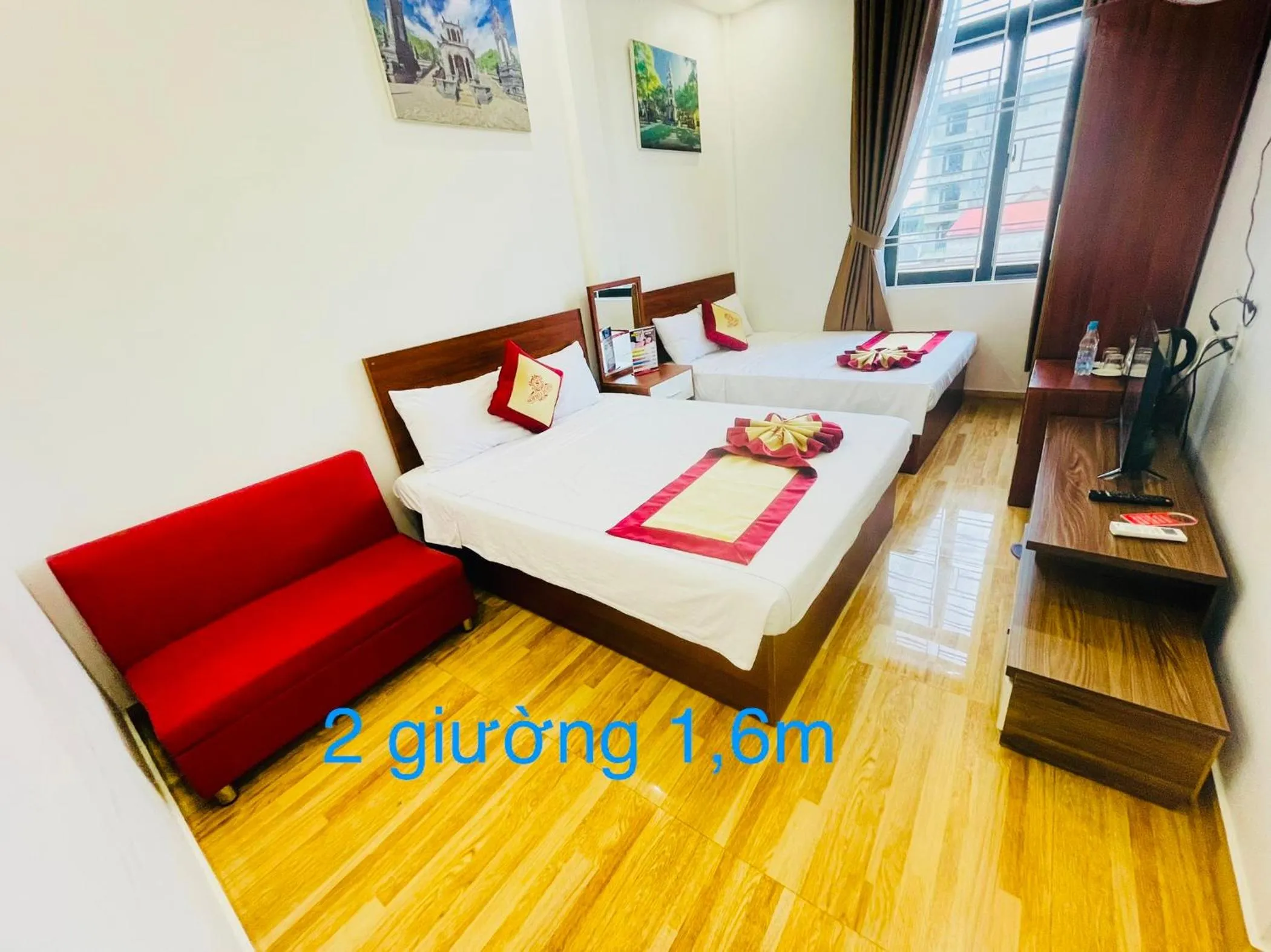 Bed in Sapphire Hotel Hue