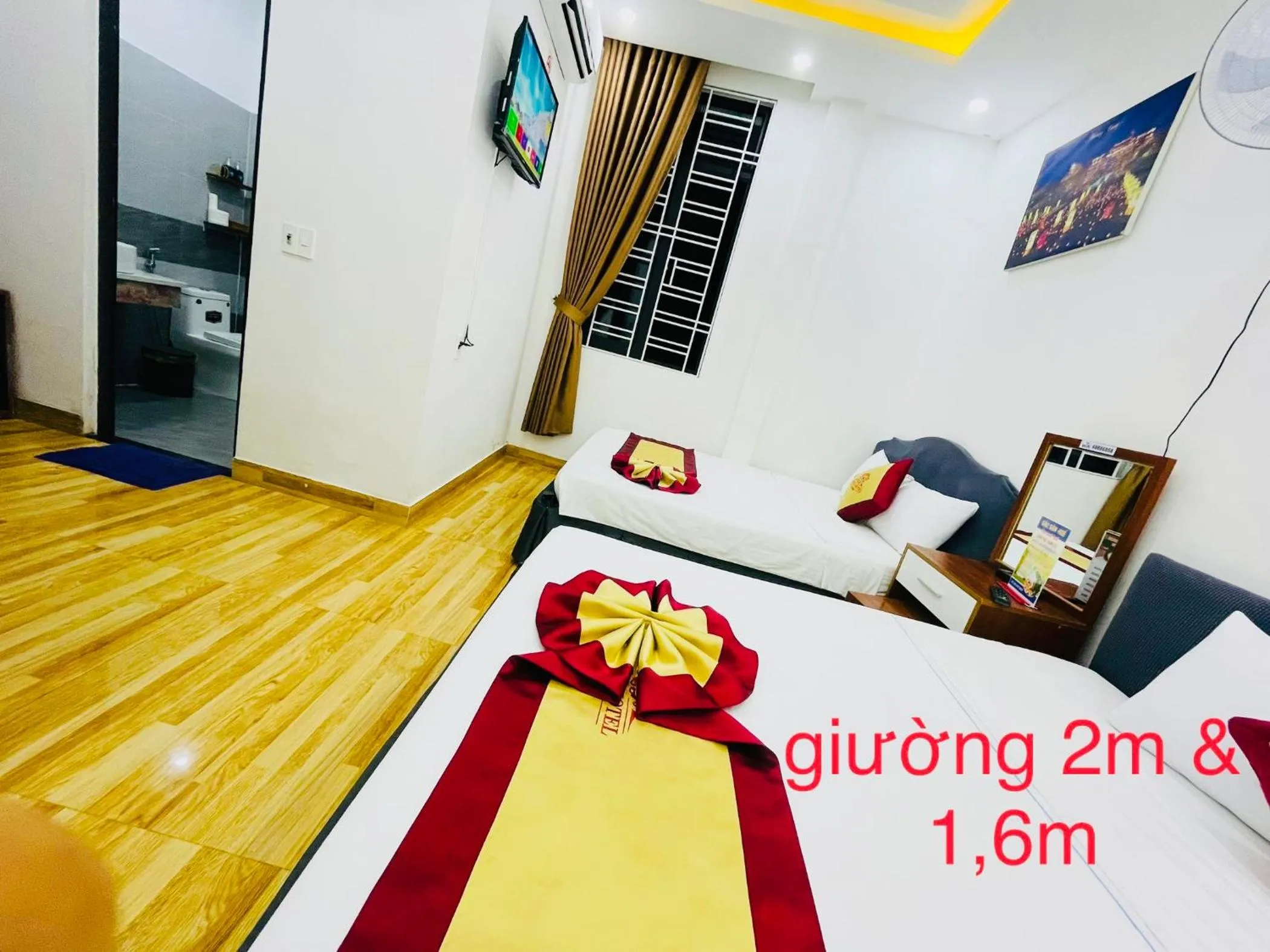 Bed in Sapphire Hotel Hue