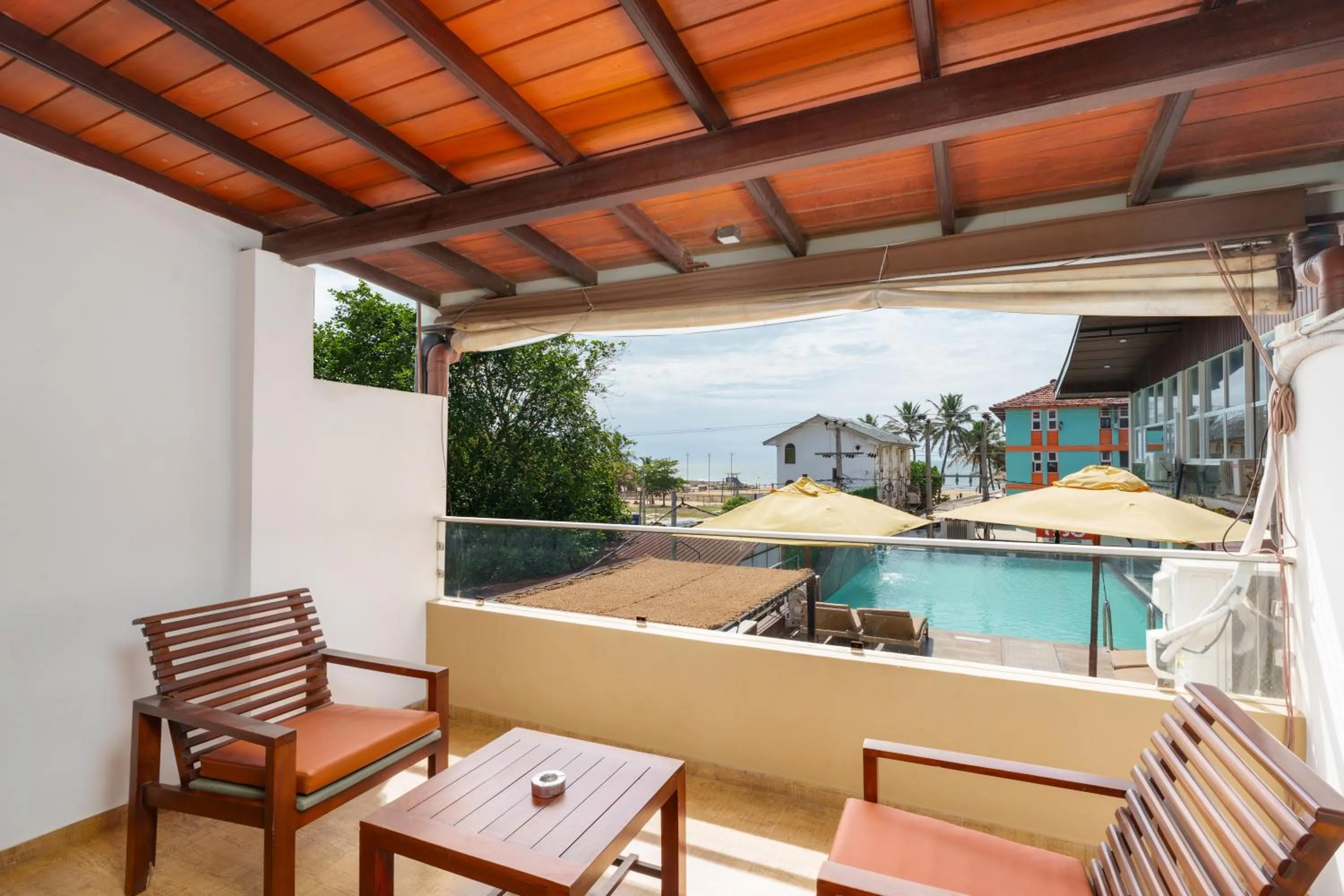 Patio in Beach Corridor Hotel & Spa with Free Airport shuttle