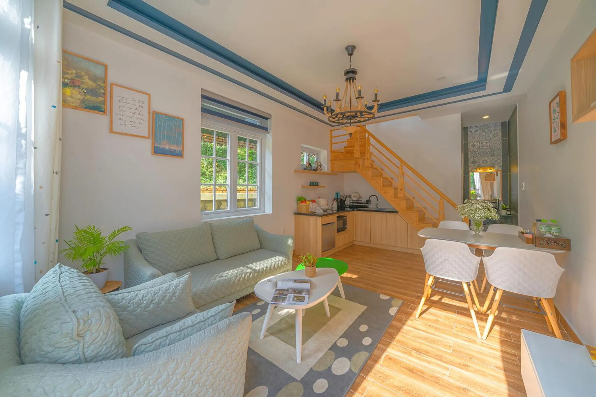 Living room in La Cle' Đà Lạt